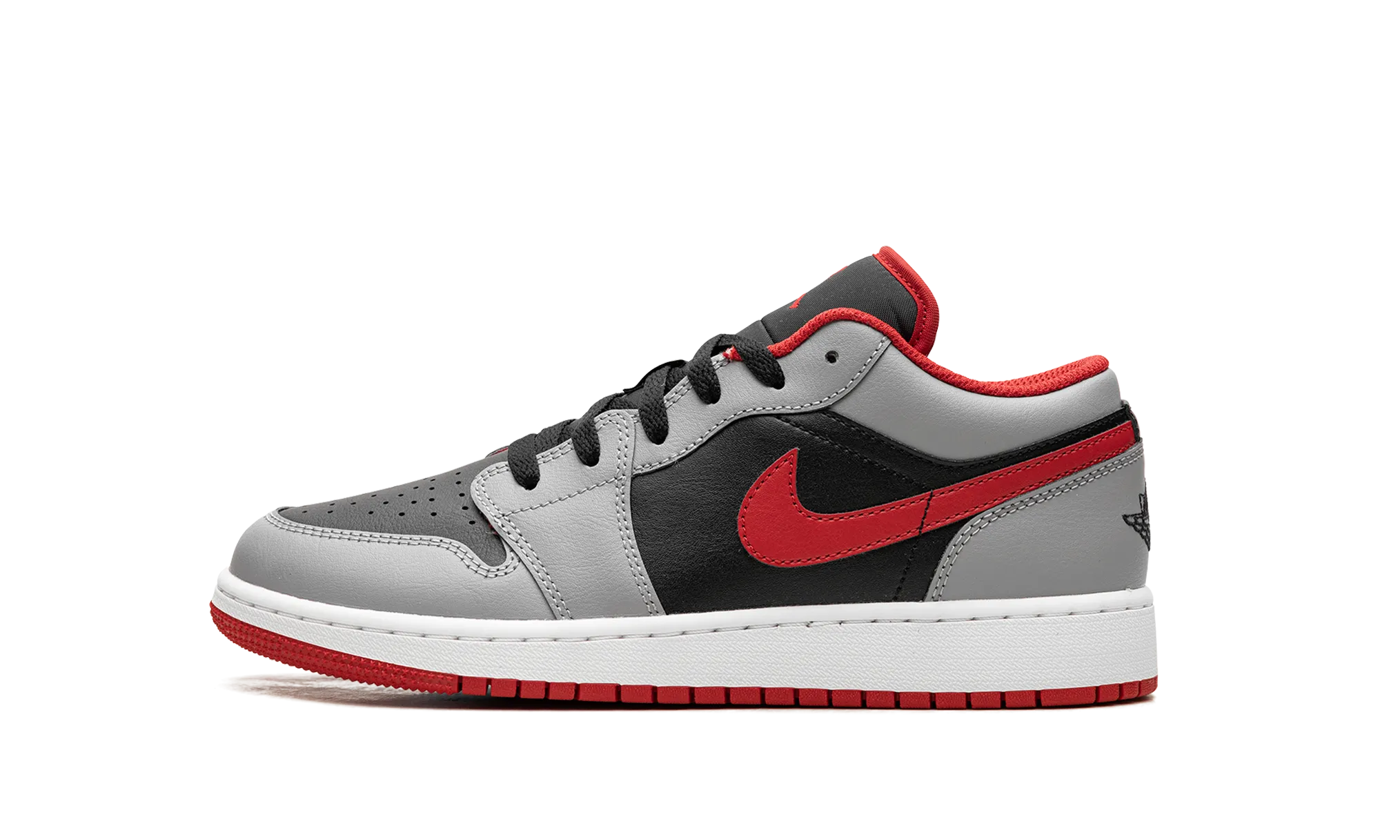 Air Jordan 1 Low GS "Black / Fire Red" Casual Favorite