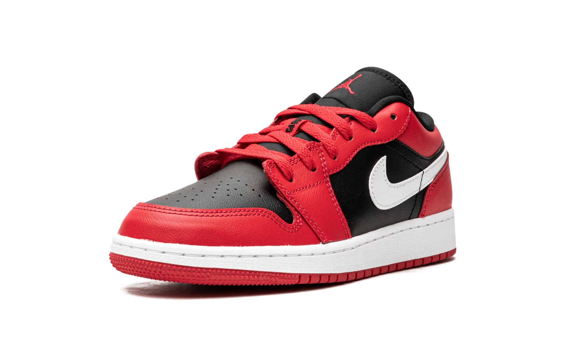 Air Jordan 1 Low GS "Black / Very Berry" Casual Smart Lifestyle