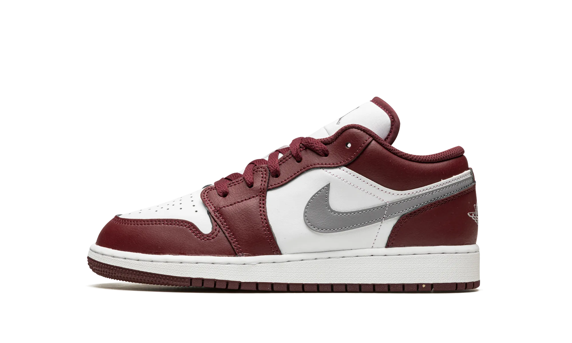 Variable Lace Lock Air Jordan 1 Low GS "Bordeaux"