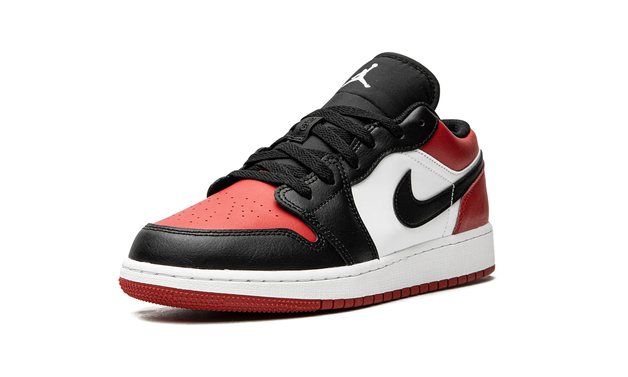 Air Jordan 1 Low GS "Bred Toe" Travel Ready