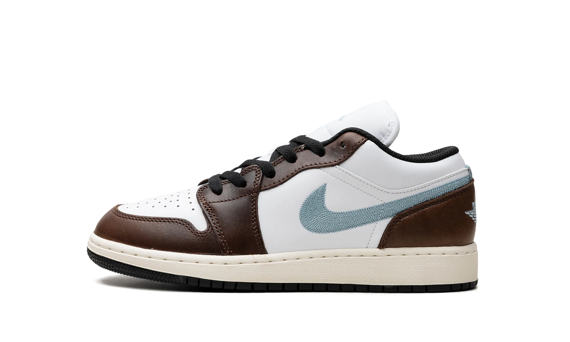 Foot Tech Responsive Cushion Air Jordan 1 Low GS "Brown White Blue"
