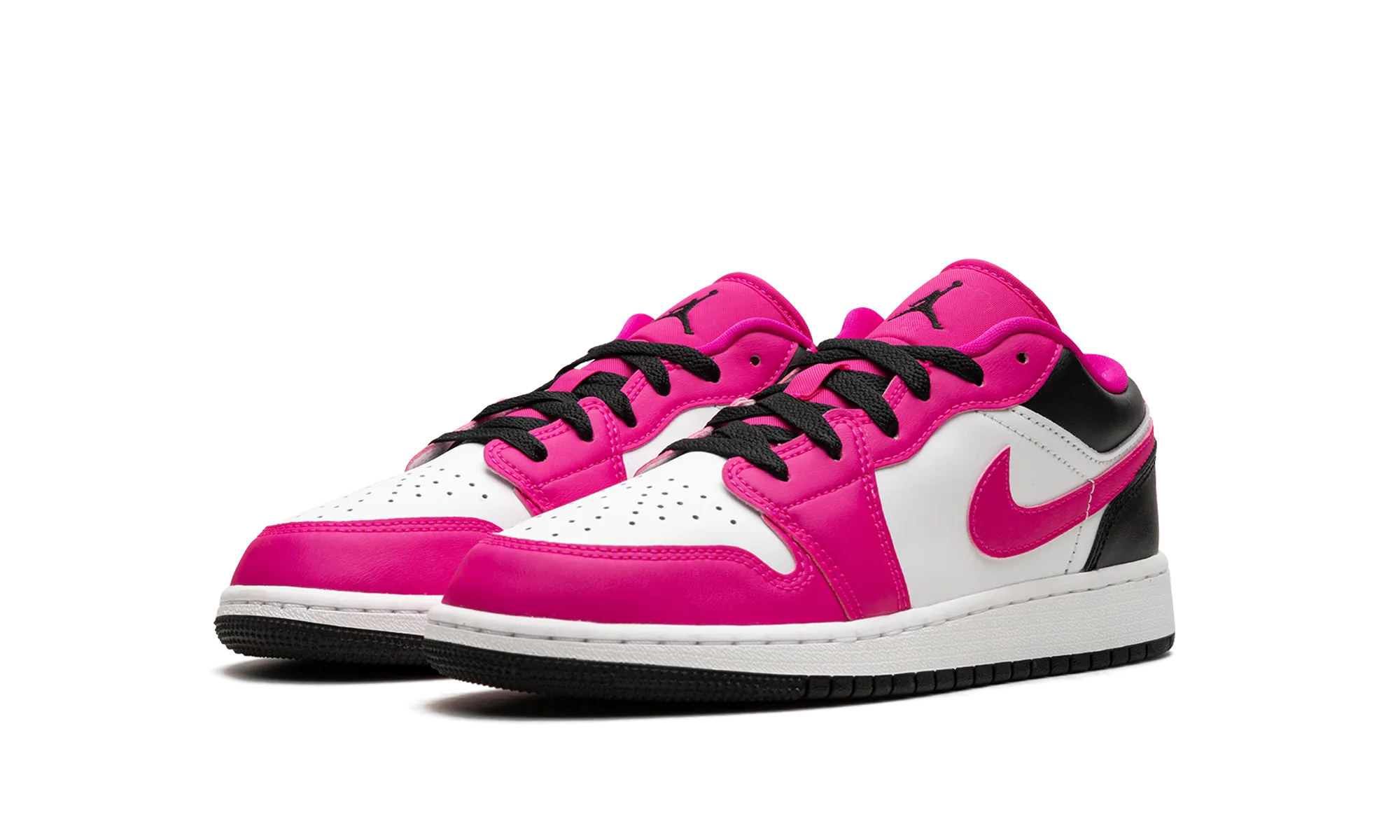 Air Jordan 1 Low GS "Fierce Pink" Everyday Motion Flexible Toe Box