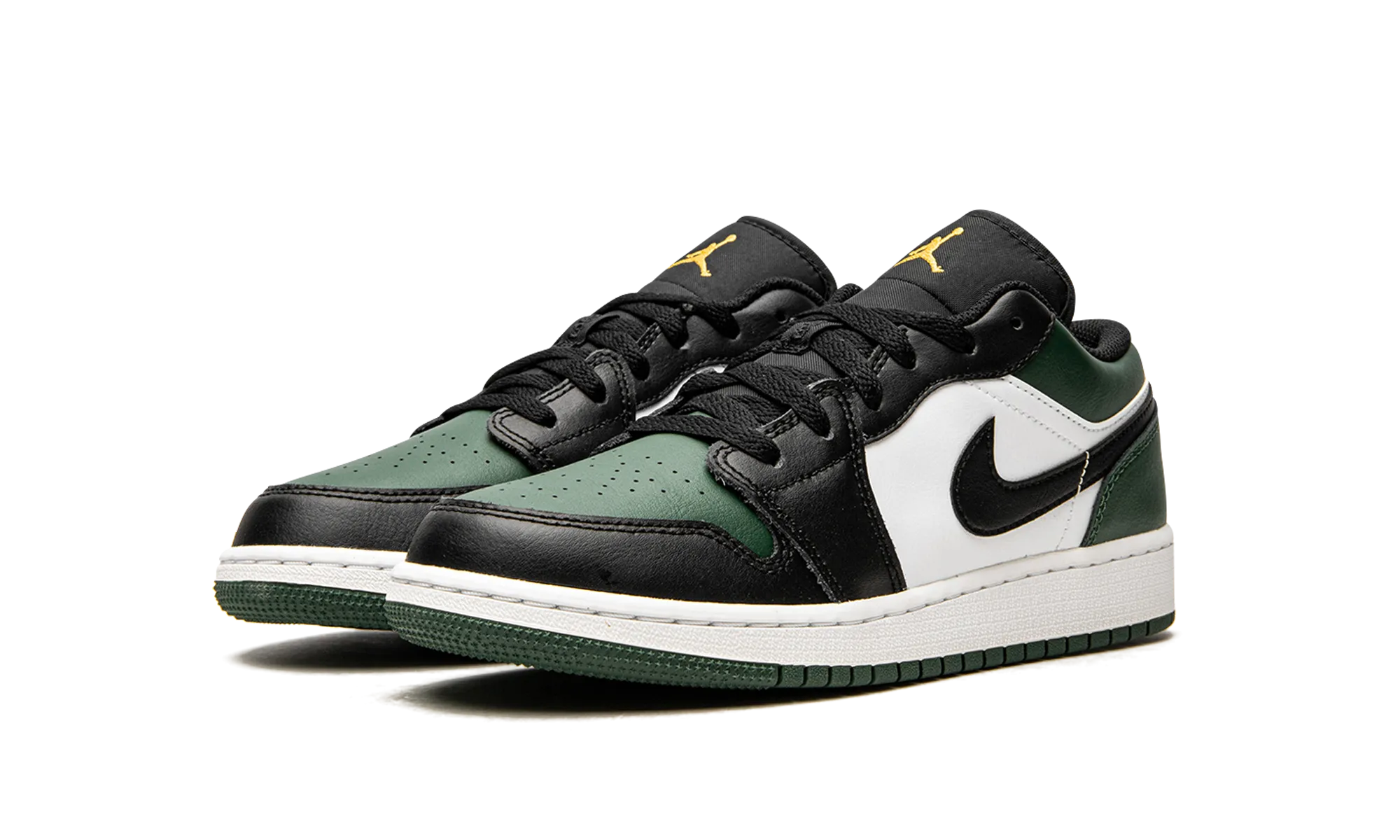 Air Jordan 1 Low GS "Green Toe" Fresh Pair Comfortable Style