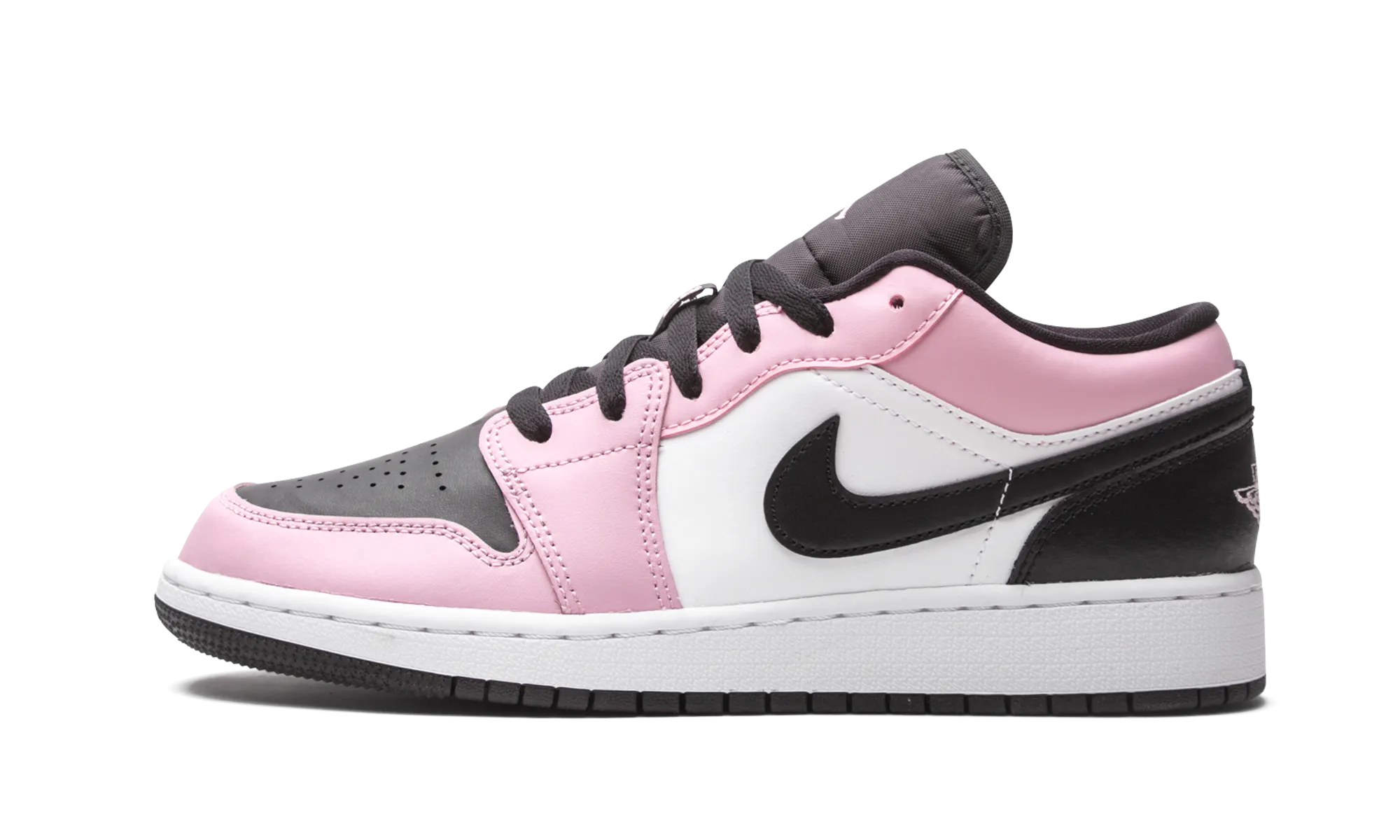 Simple Outline Sturdy Heel Air Jordan 1 Low GS "Light Arctic Pink"