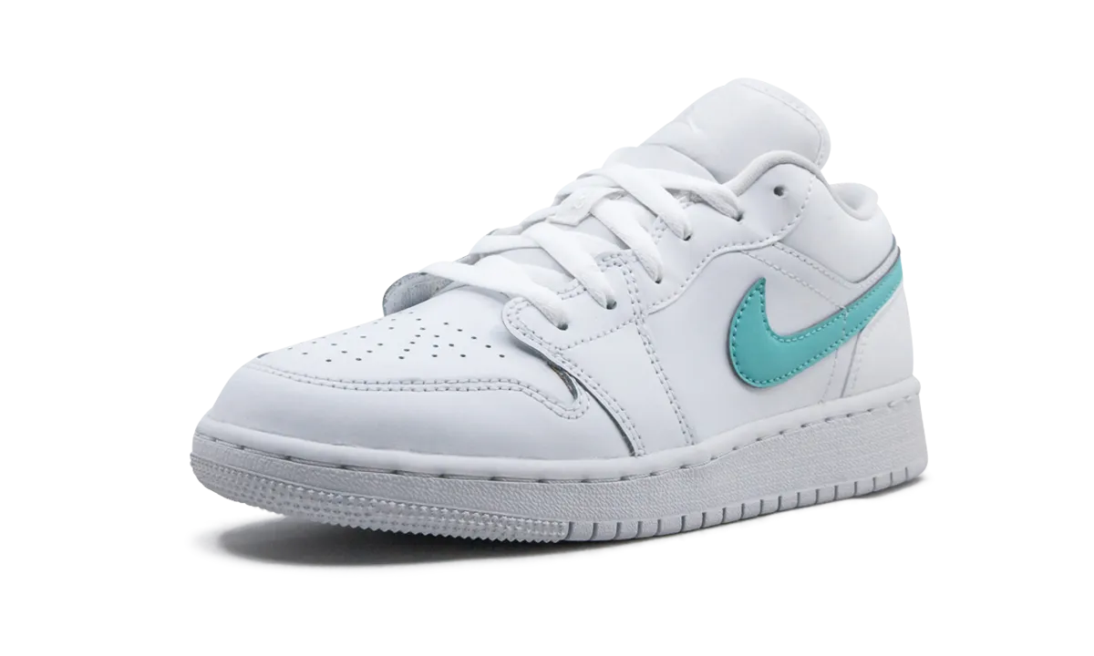 Air Jordan 1 Low GS "Multicolor Swoosh" Comfortable Forefoot Moisture Wicking Fabric