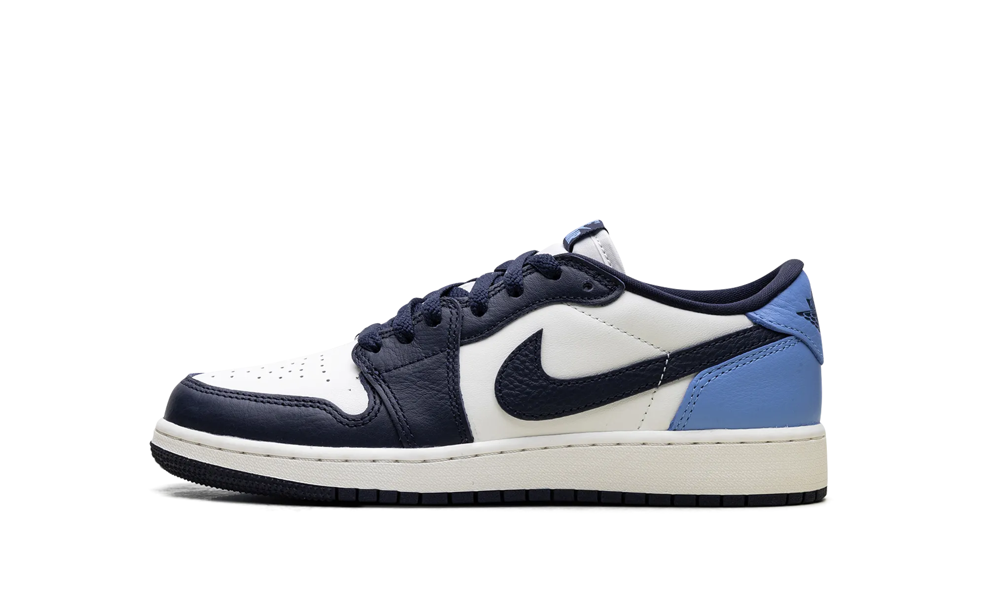 Walk Light Air Jordan 1 Low GS "Obsidian"