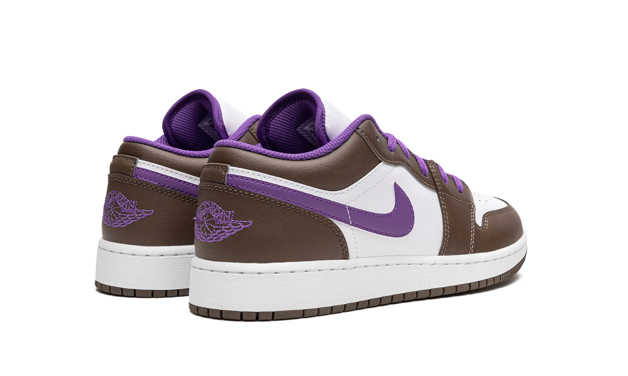 Injection Molded Construction Moisture Wicking Insole Air Jordan 1 Low GS "Palomino / Wild Berry"