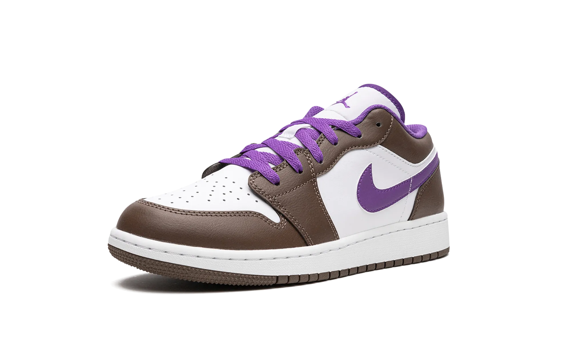 Air Jordan 1 Low GS "Palomino / Wild Berry" Simple Choice Woven TPU Cage
