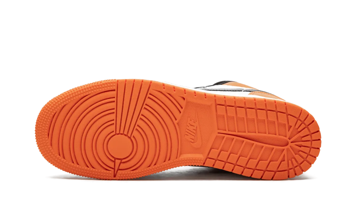 Padded Ankle Collar Bold Pattern Air Jordan 1 Low GS "Shattered Backboard"
