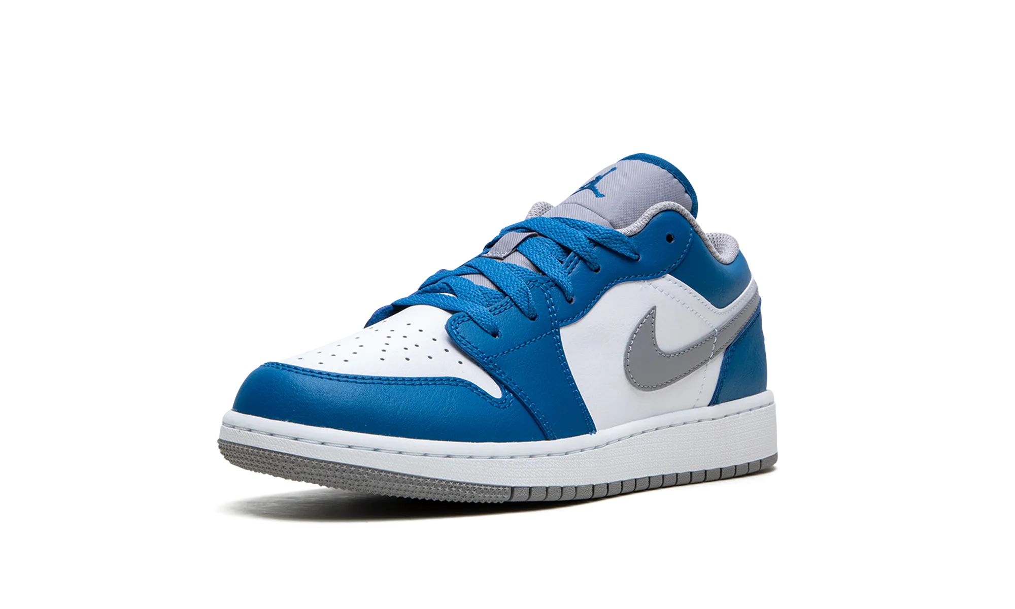 Air Jordan 1 Low GS "True Blue" Performance Support Designer Look