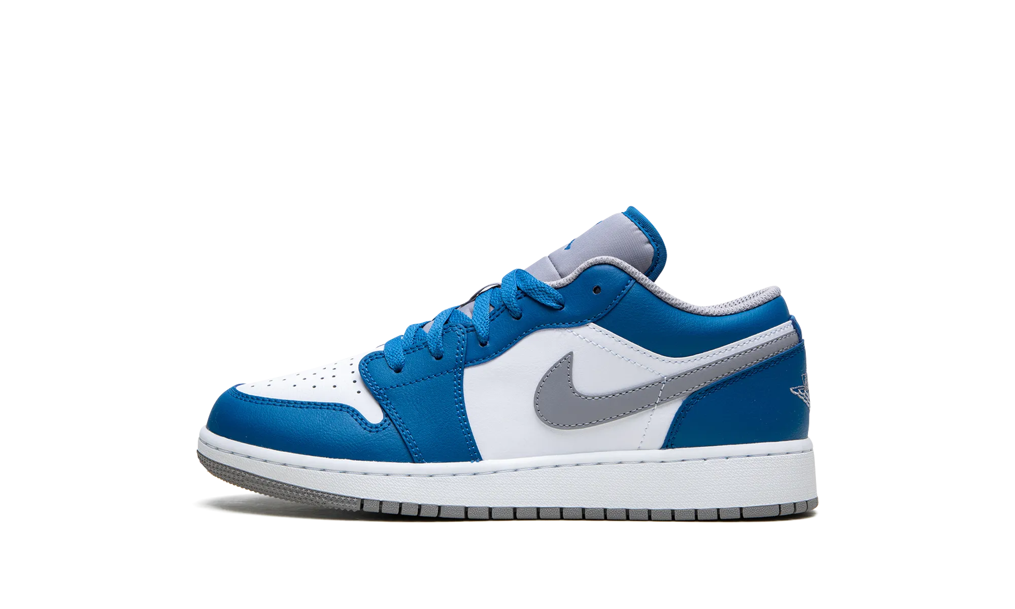 training performance Plush traction Air Jordan 1 Low GS "True Blue"