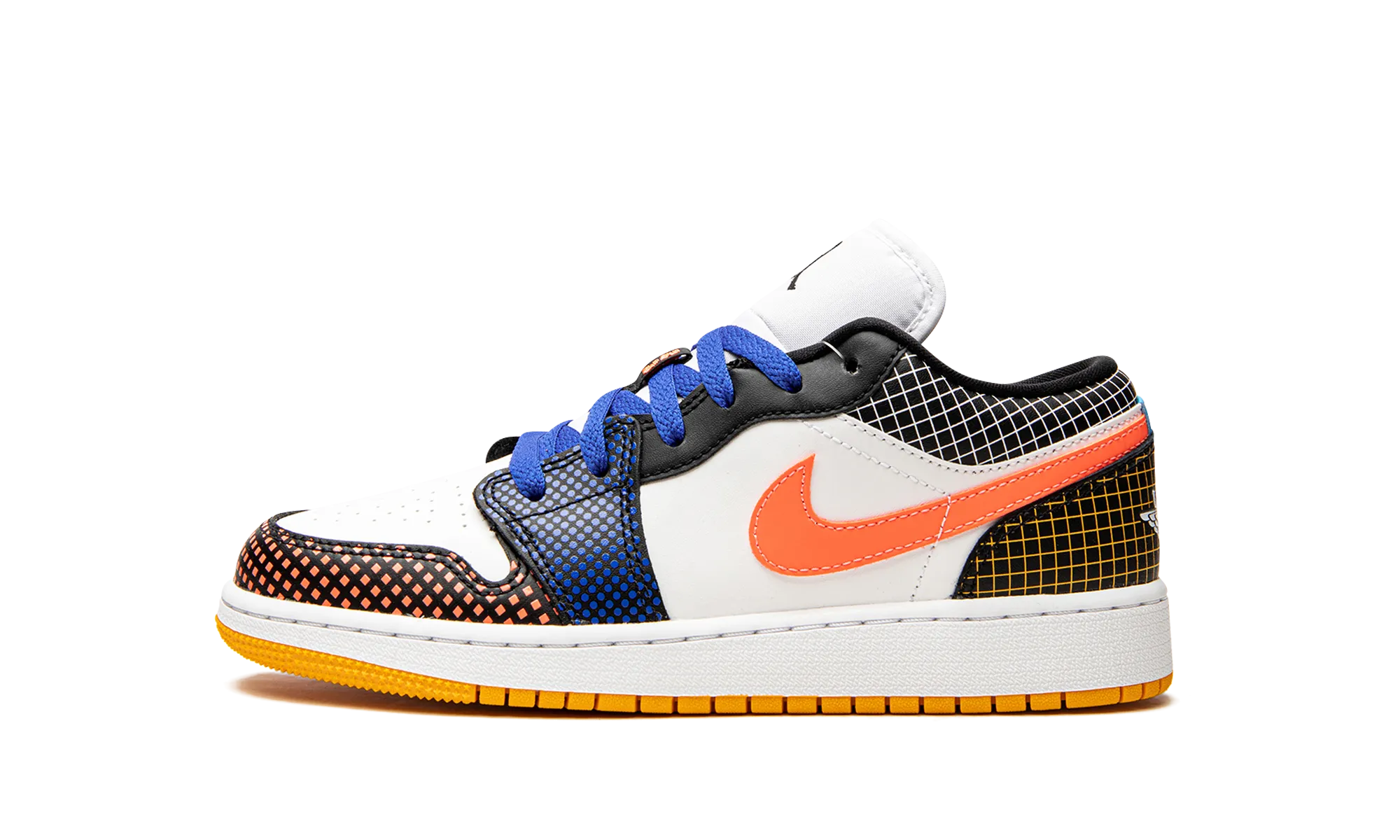 Air Jordan 1 Low MMD BS "Multicolor Grid" Comfort arch
