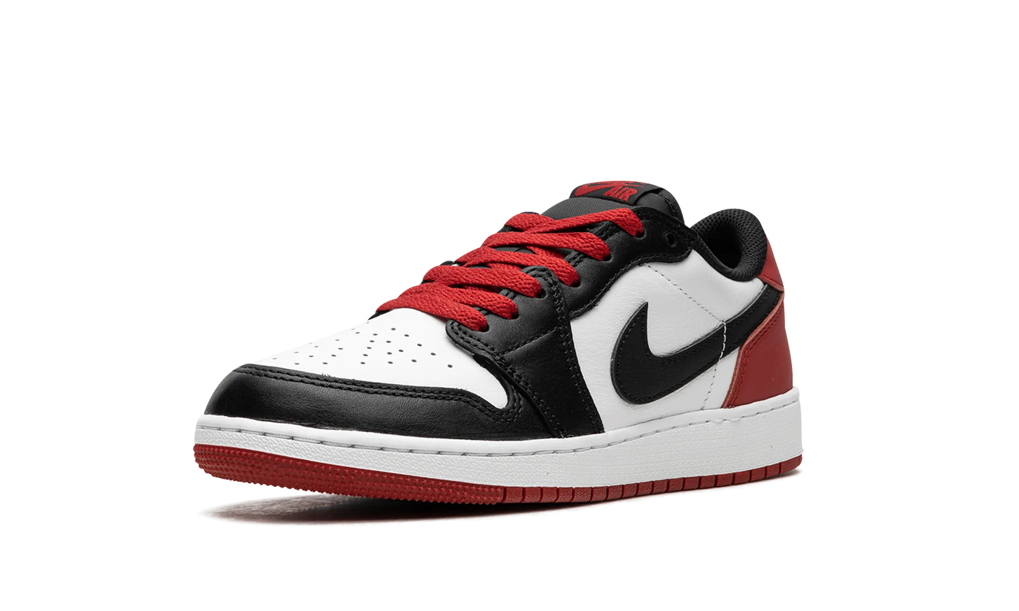 Smooth Fit Performance Style Air Jordan 1 Low OG GS "Black Toe"