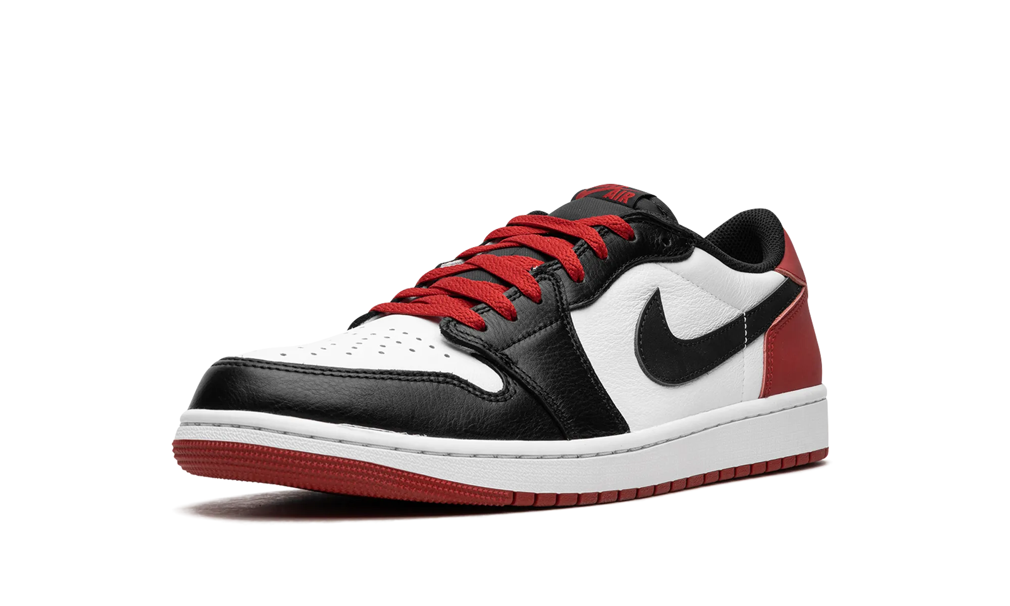 Flexible Sole Design Speed Step Air Jordan 1 Low OG "Black Toe 2023"