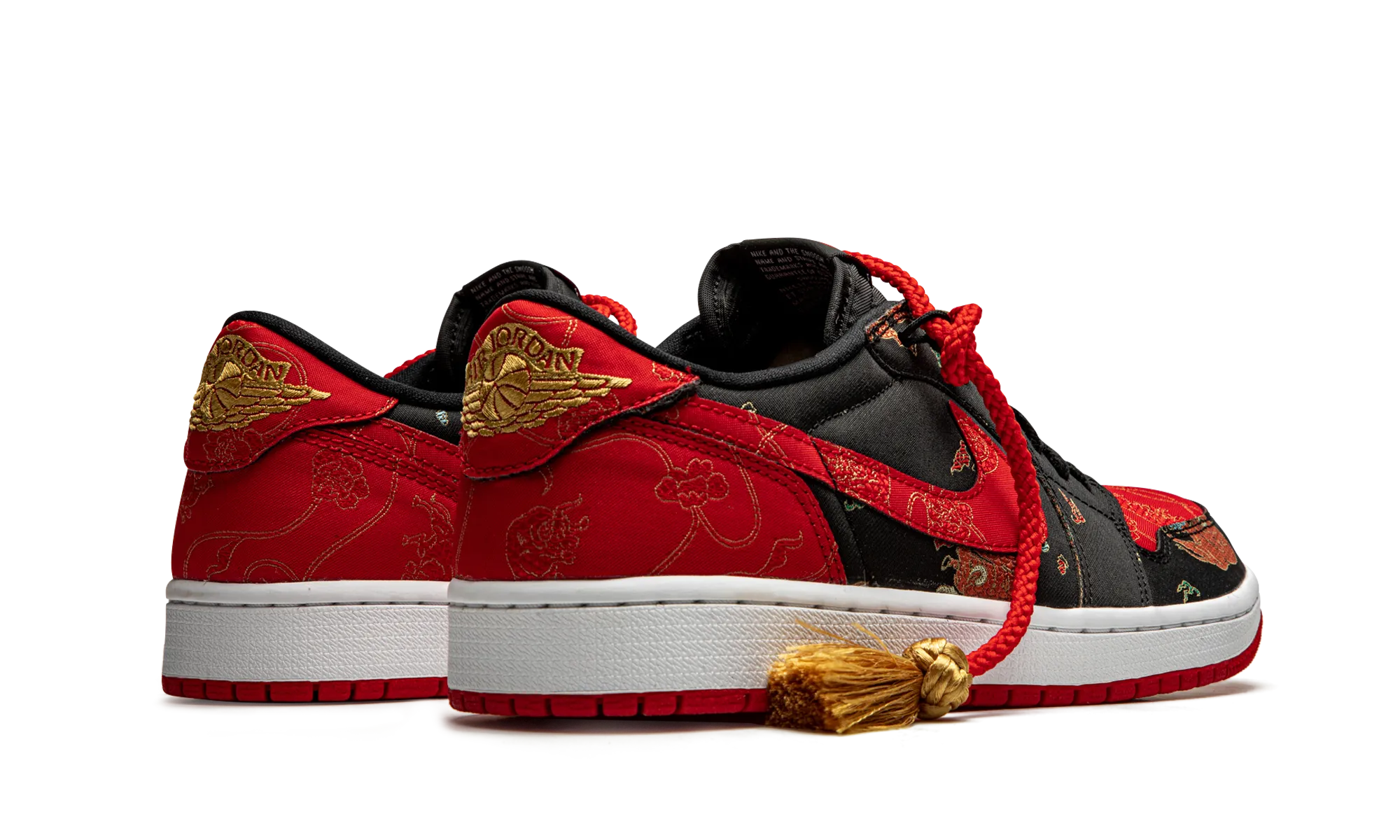 Elastic Lace Closure Air Jordan 1 Low OG "Chinese New Year 2021"
