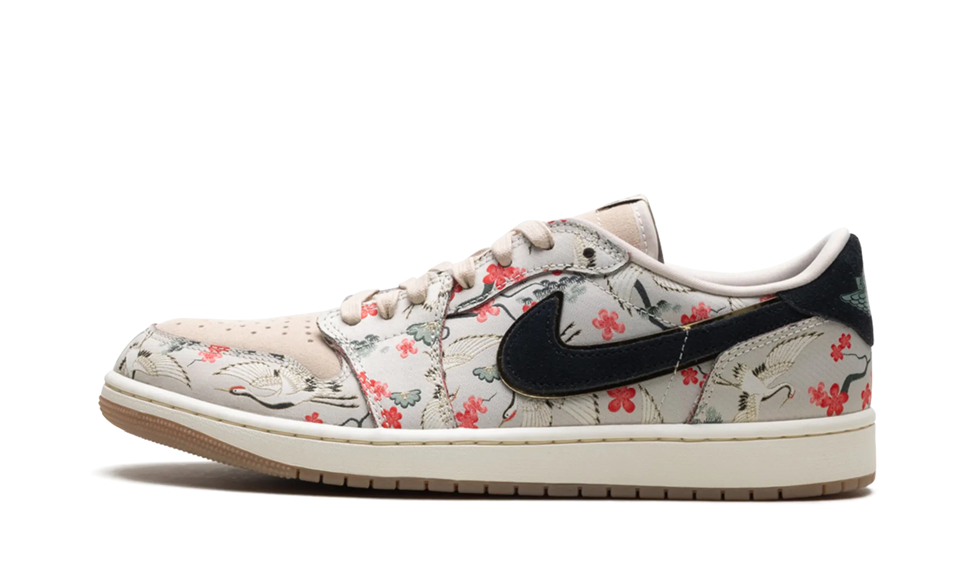 Air Jordan 1 Low OG "Rui Hachimura - Cranes" Stretchable Fabric Stable Activity