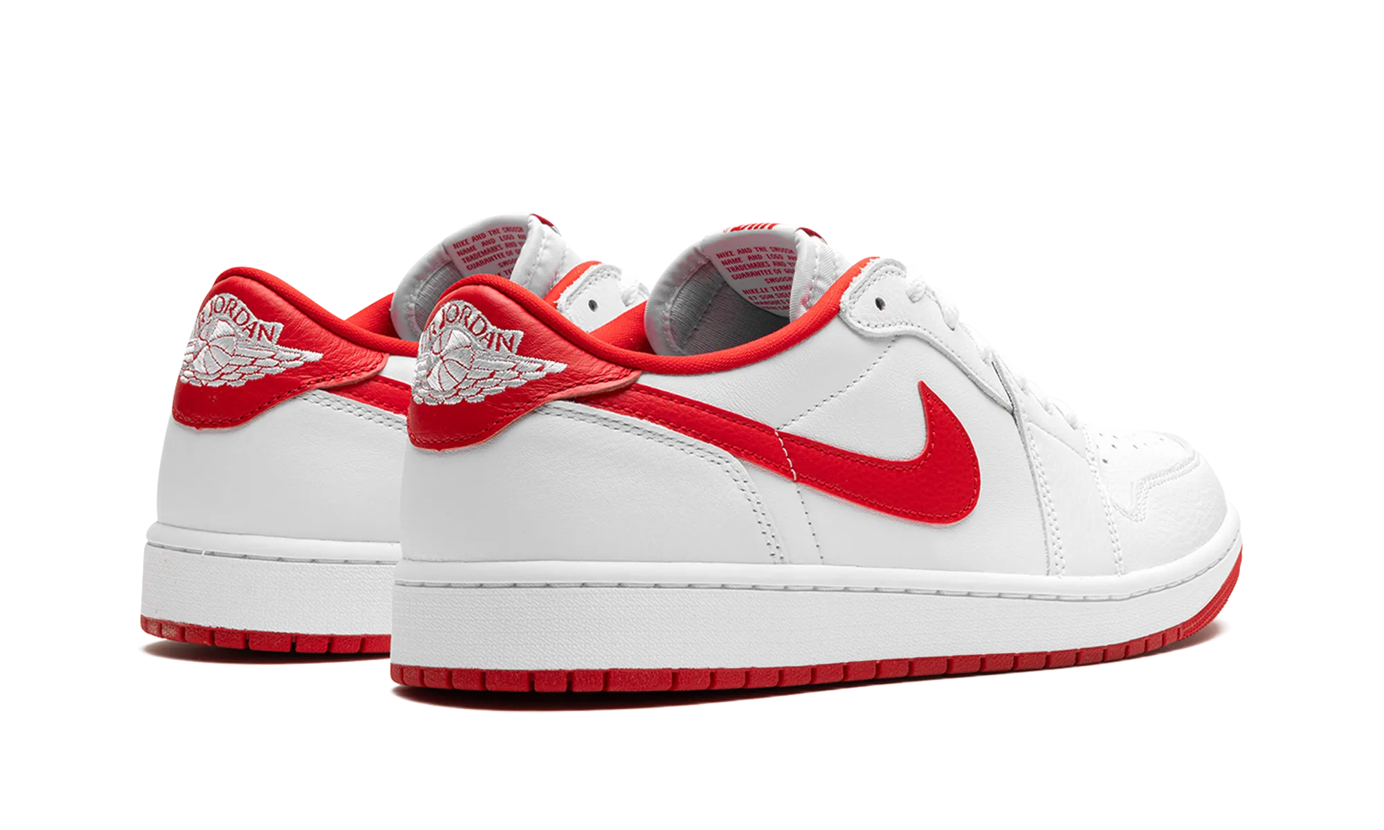 Low Profile Cushion Rolling Gait Design Air Jordan 1 Low OG "University Red"