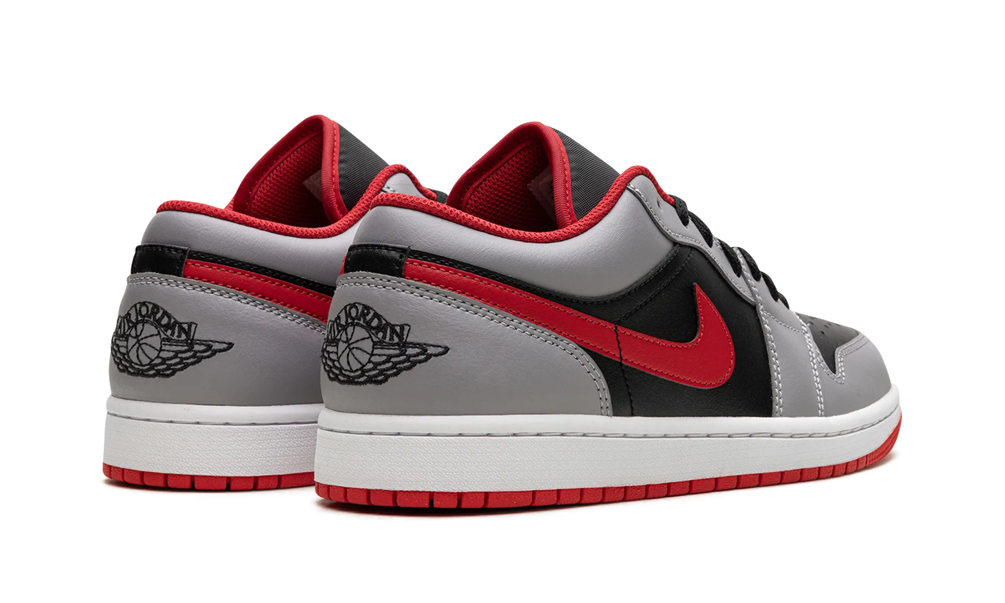 Smooth interior Air Jordan 1 Low "Black Cement Grey"