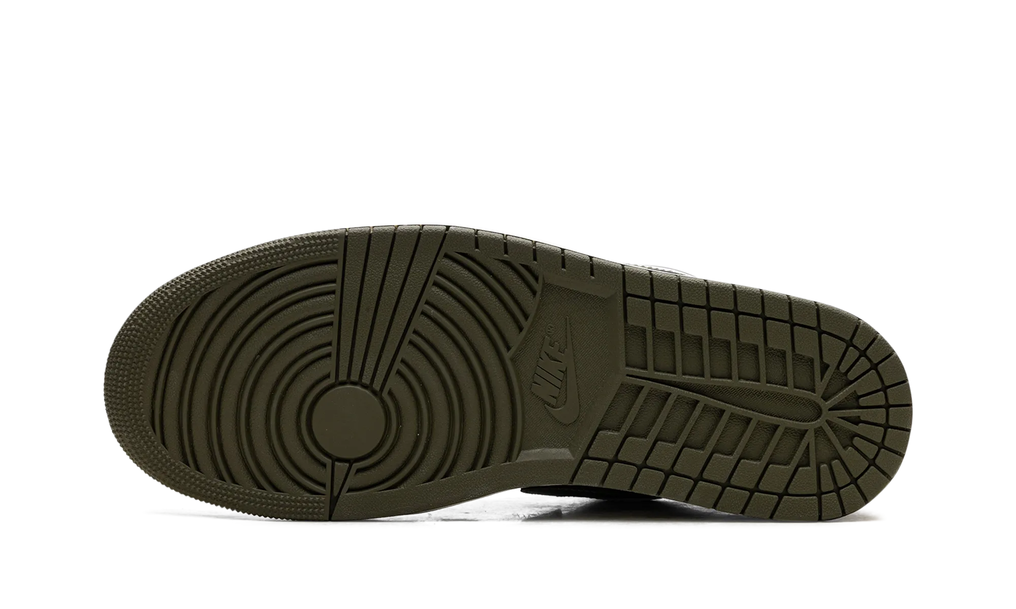 Tensile Lacing Hyper Responsive Cushioning Air Jordan 1 Low "Black Toe Medium Olive"