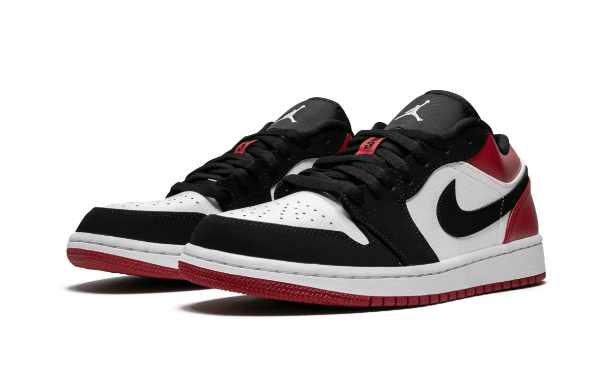 Energy Vibe Pressure Zoned Cushioning Air Jordan 1 Low "Black Toe"