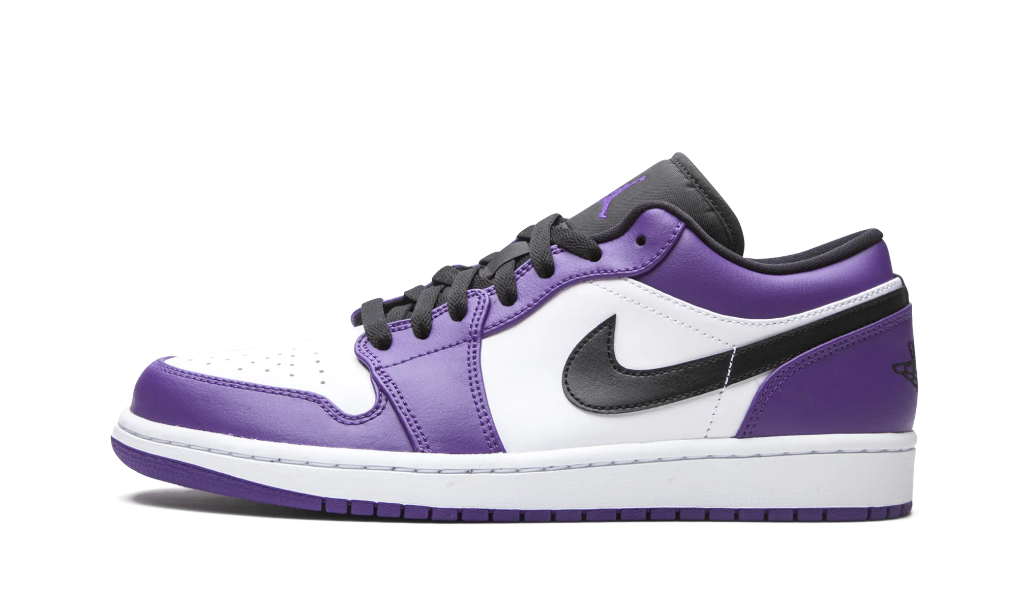 Compact Form Slip   Resistant Air Jordan 1 Low "Court Purple"
