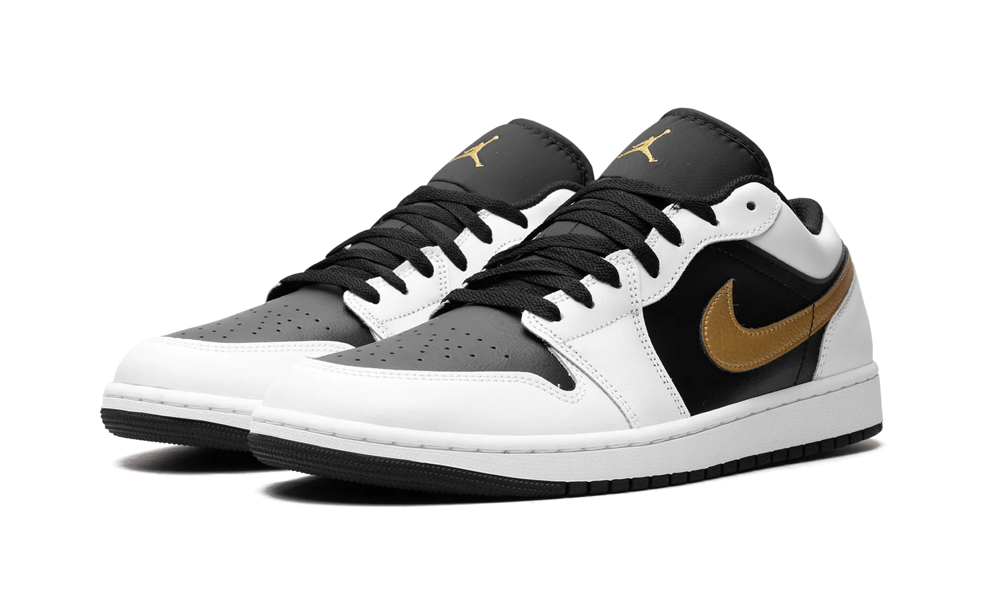 Anti   Blister Form Support Air Jordan 1 Low "Gold Swoosh"