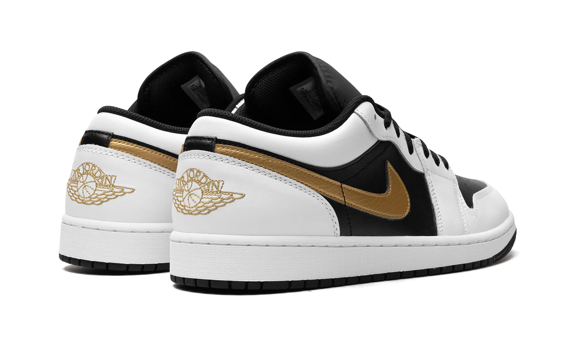 Air Jordan 1 Low "Gold Swoosh" Clean Line Perfect Grip