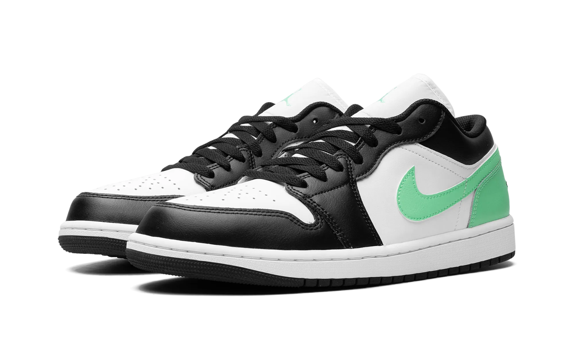 Micro Perforation Ventilation Air Jordan 1 Low "Green Glow"