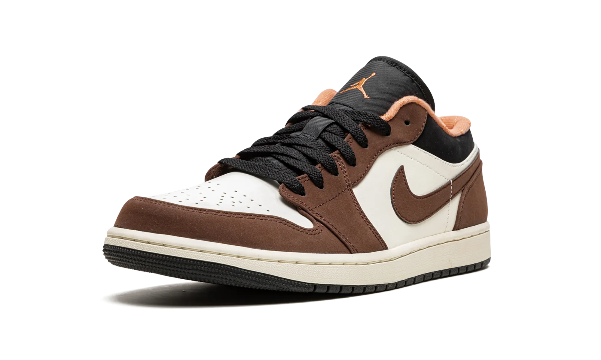 Iconic Footwear Reinforced Eyestay Durability Air Jordan 1 Low "Mocha"