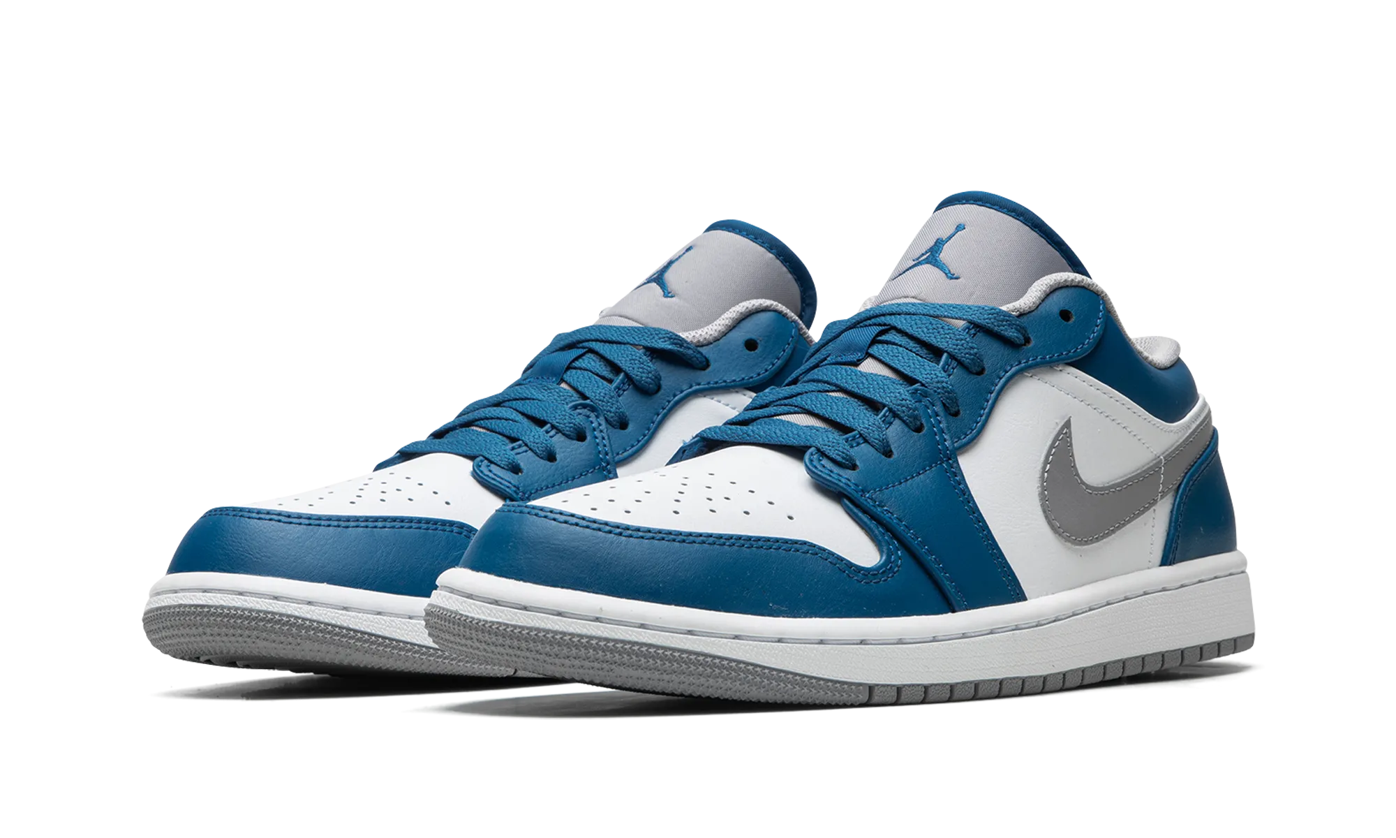 Adaptive Form Air Jordan 1 Low "True Blue"
