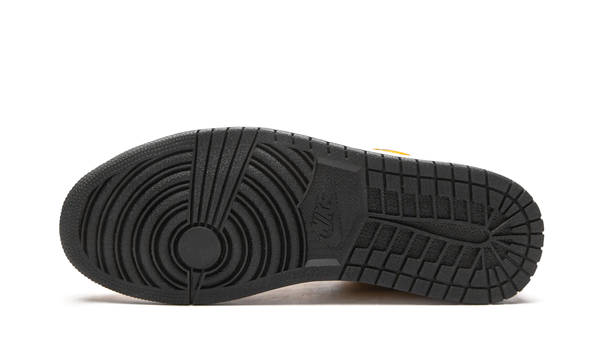 Air Jordan 1 Low "University Gold / Black" Durable Zone Non Slip Tread Pattern