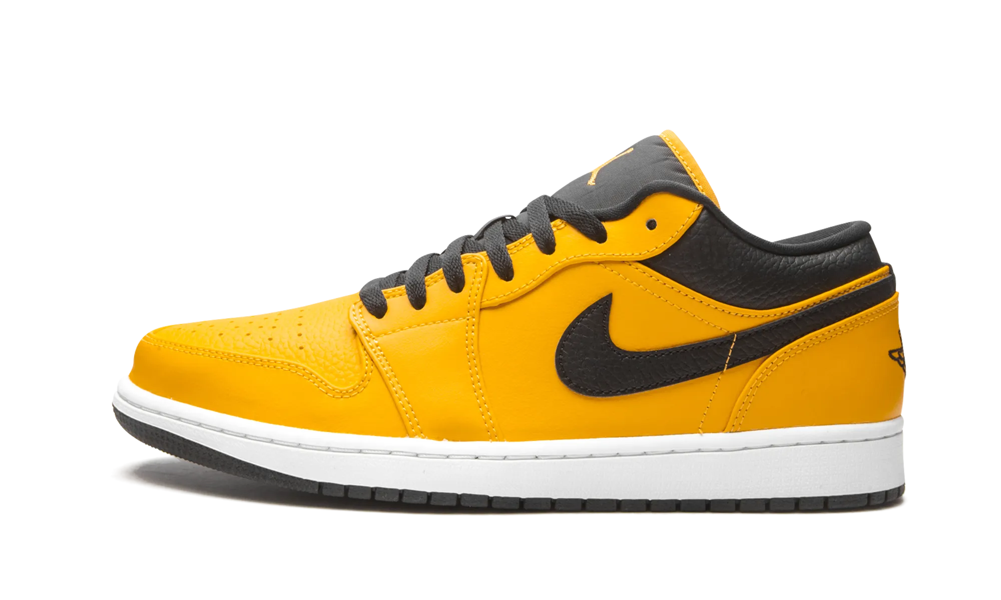 Comfortable Standing Air Jordan 1 Low "University Gold / Black"