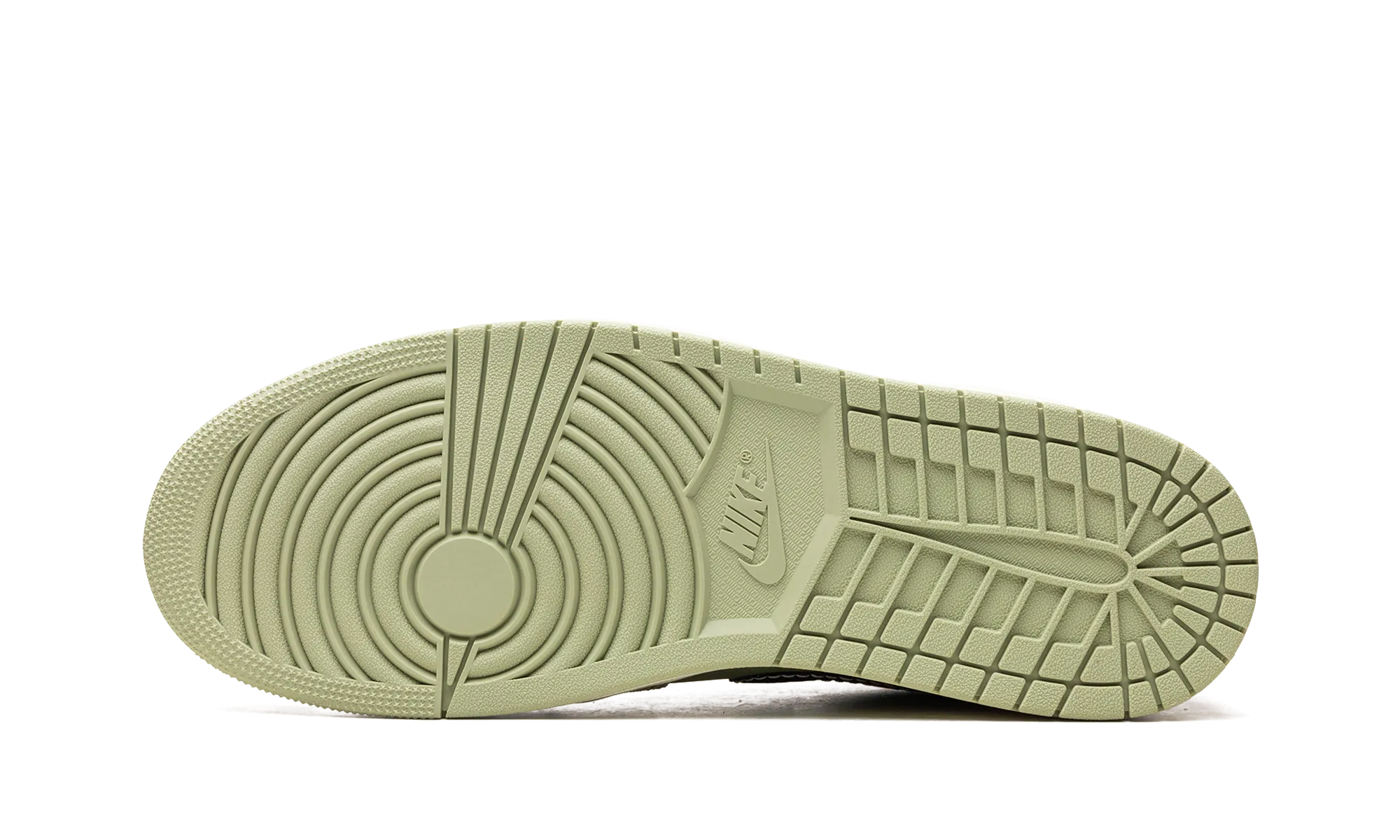 Air Jordan 1 Low SE Craft "SKY J LIGHT OLIVE" Padded collar adjustable lacing system