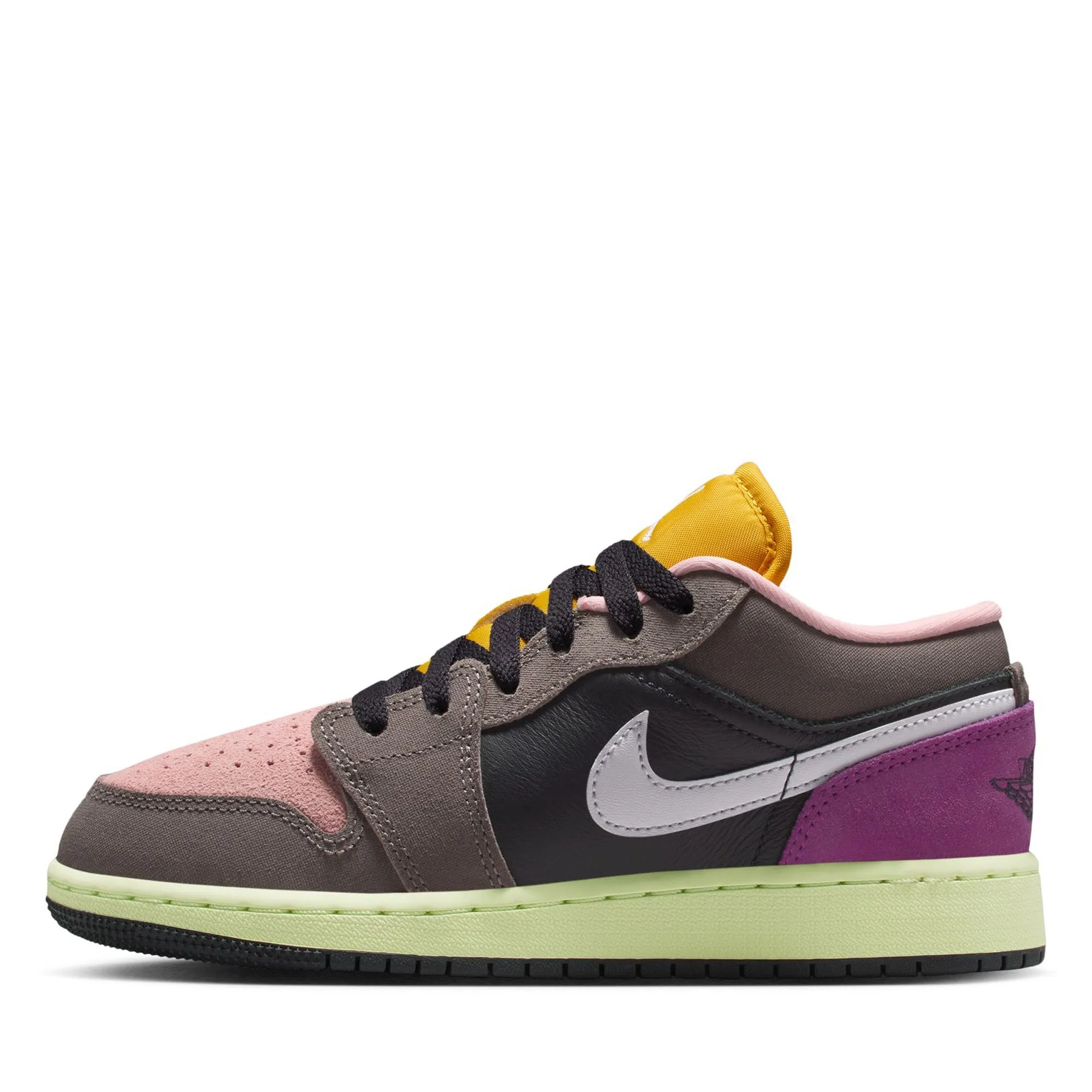 Outdoor Active Air Jordan 1 Low SE (GS) - Oil Grey/White