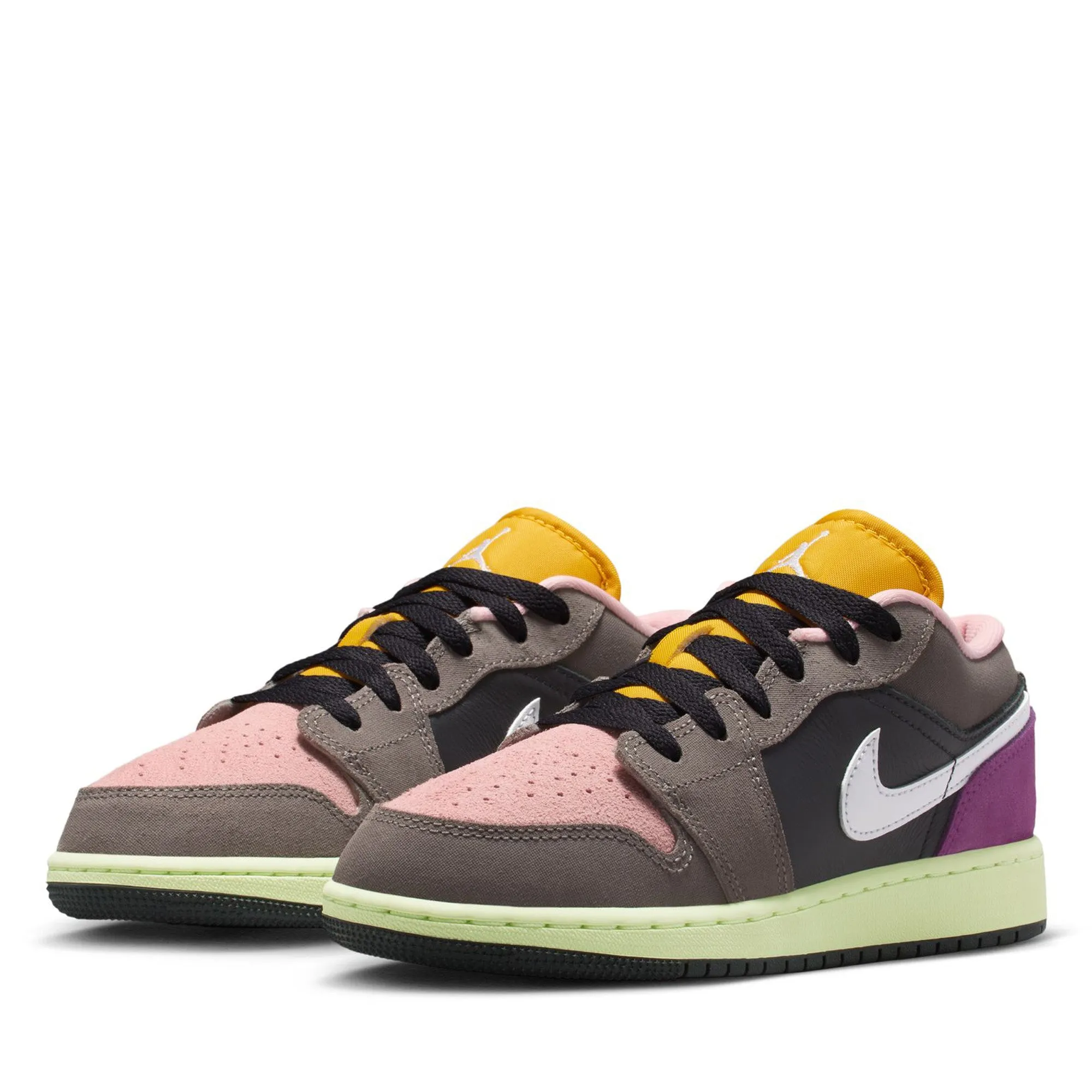 Air Jordan 1 Low SE (GS) - Oil Grey/White Smart Lifestyle High Speed