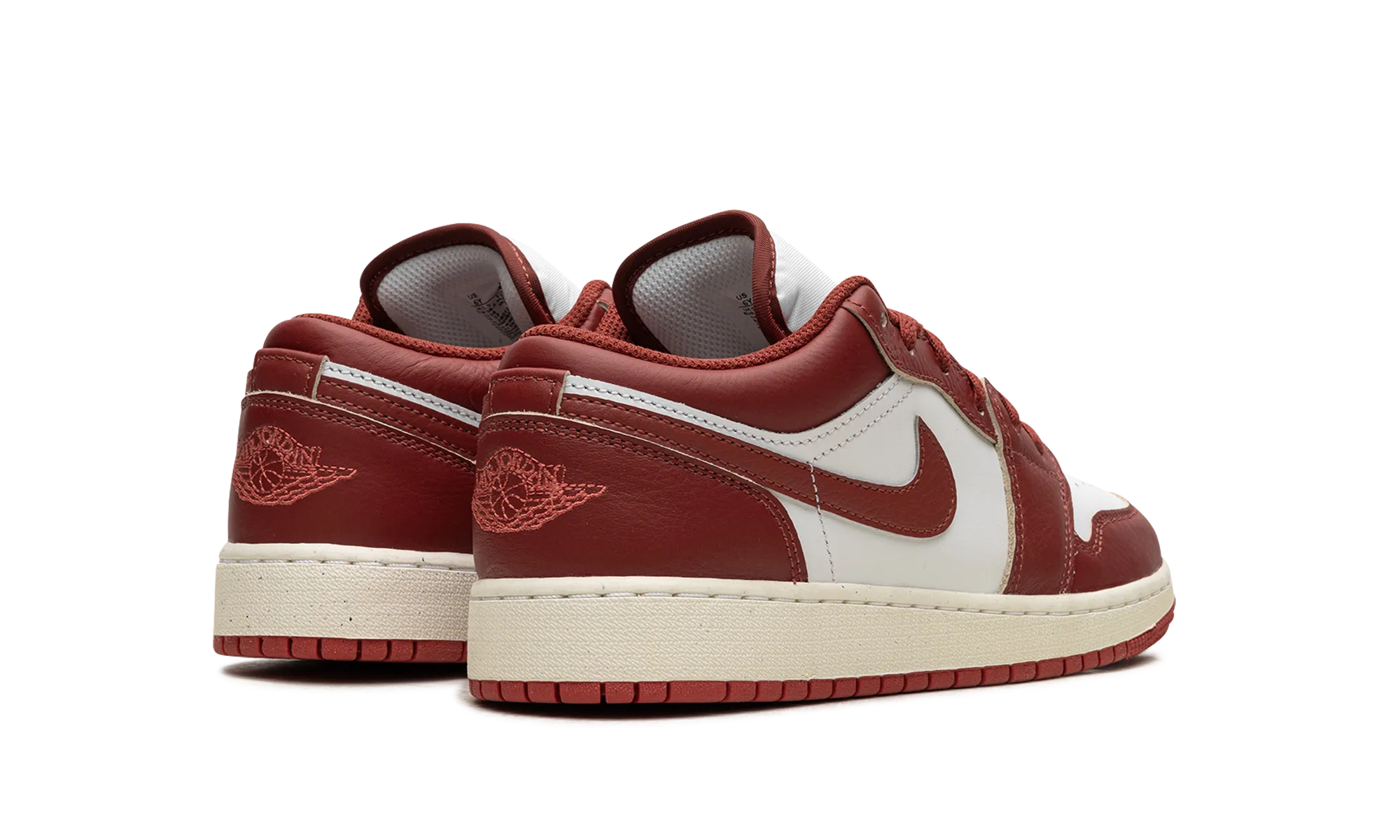 AIR JORDAN 1 LOW SE GS "DUNE RED" BreathableMesh Grippy Outsole