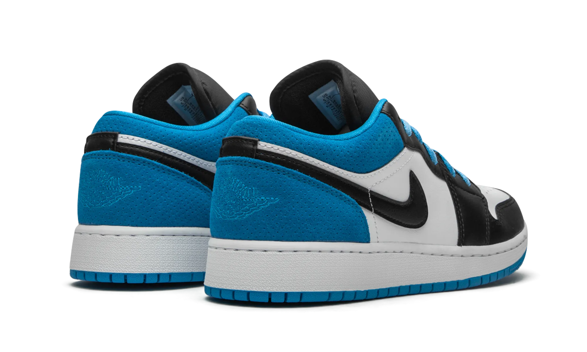 Comfort Stretch Air Jordan 1 Low SE GS "Laser Blue"