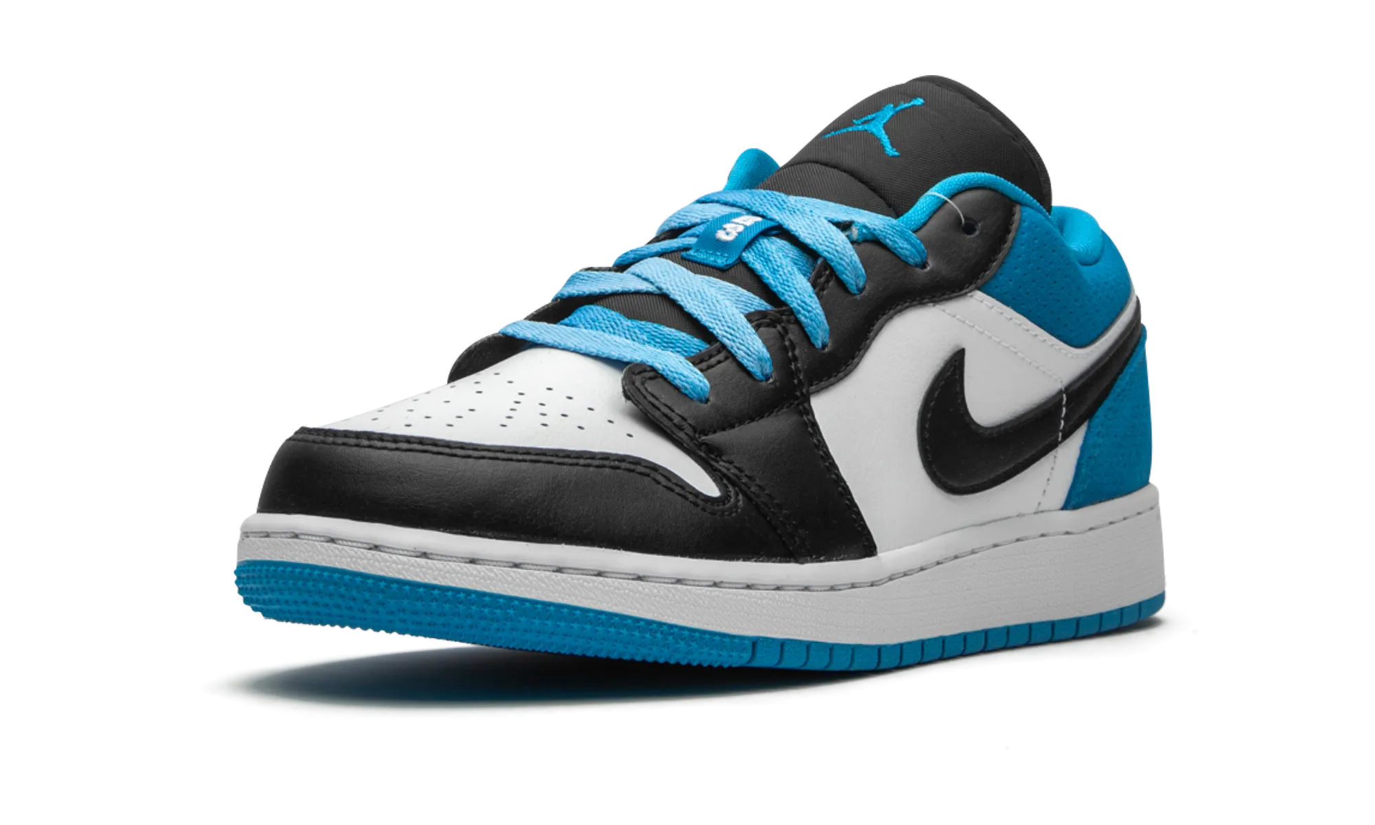 Stylish performance Air Jordan 1 Low SE GS "Laser Blue"