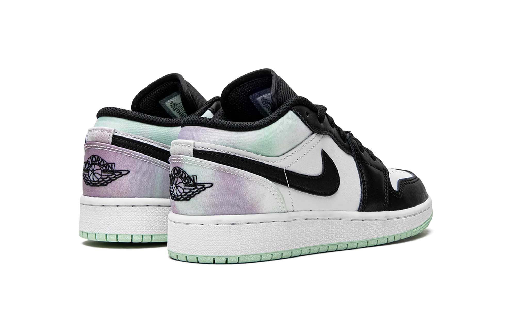 Flex grooves Collapsible Heel Design Air Jordan 1 Low SE GS "Pastel Tie-Dye"