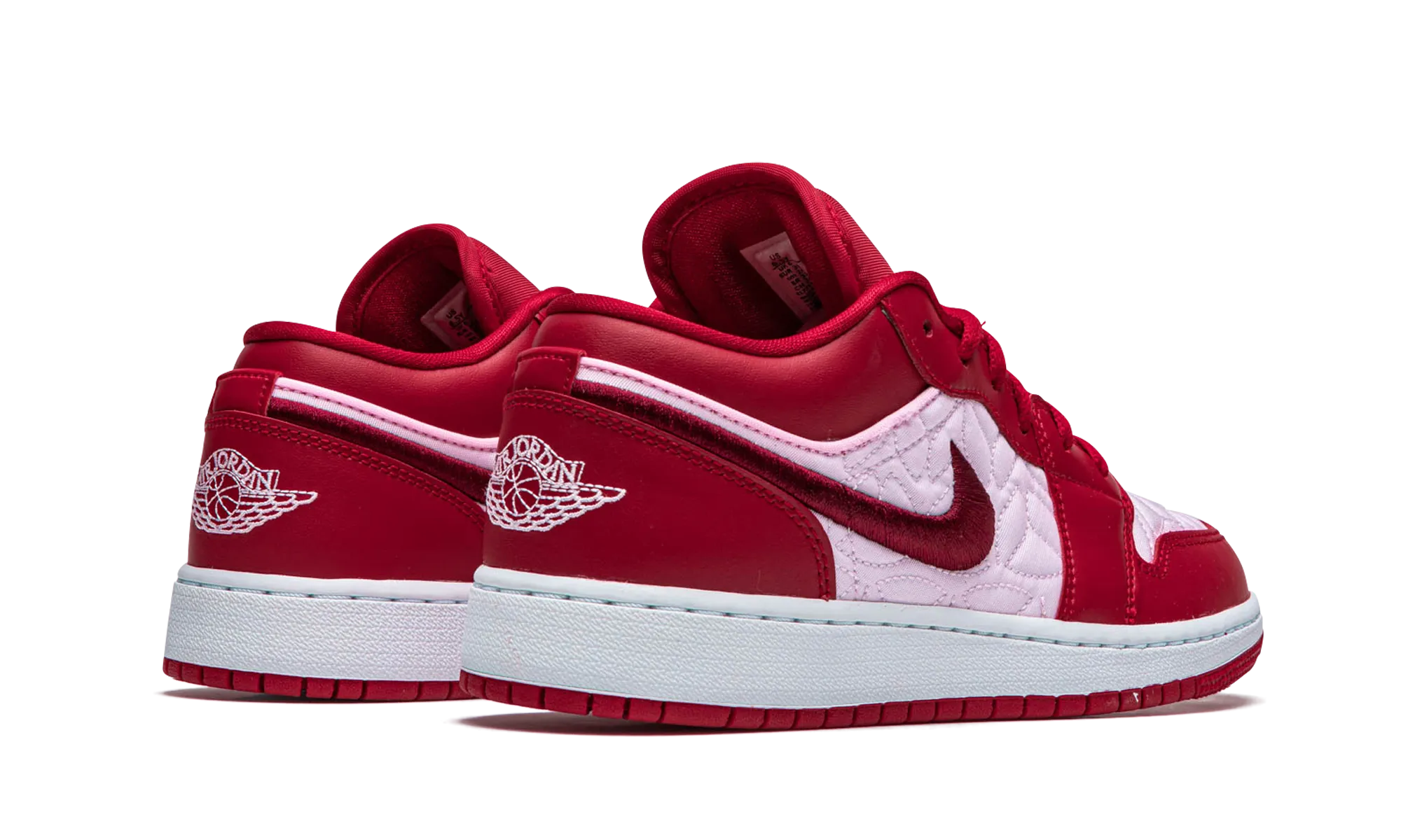 Air Jordan 1 Low SE GS "Pink Quilt" Soft Form