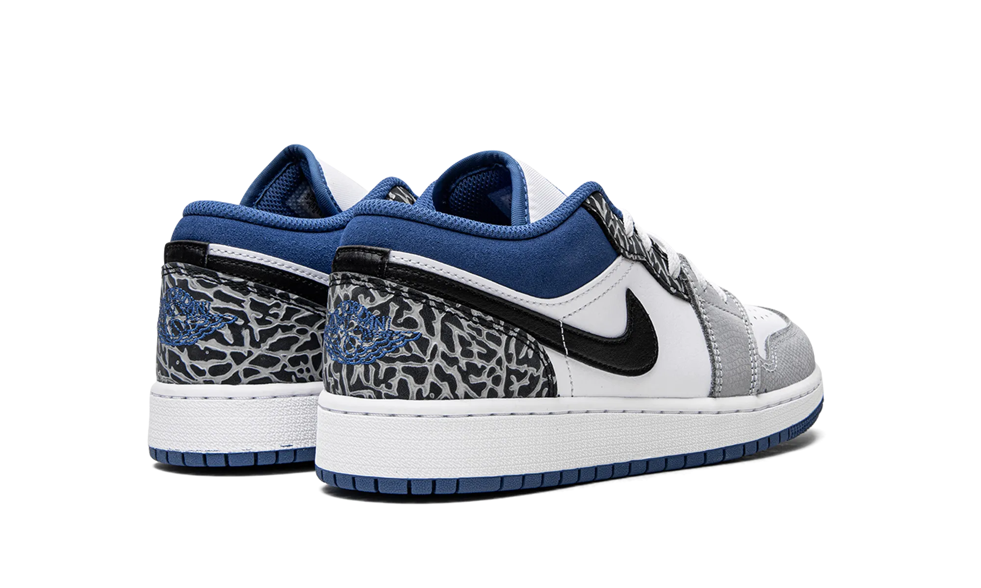 Air Jordan 1 Low SE GS "True Blue" Foam Wrap