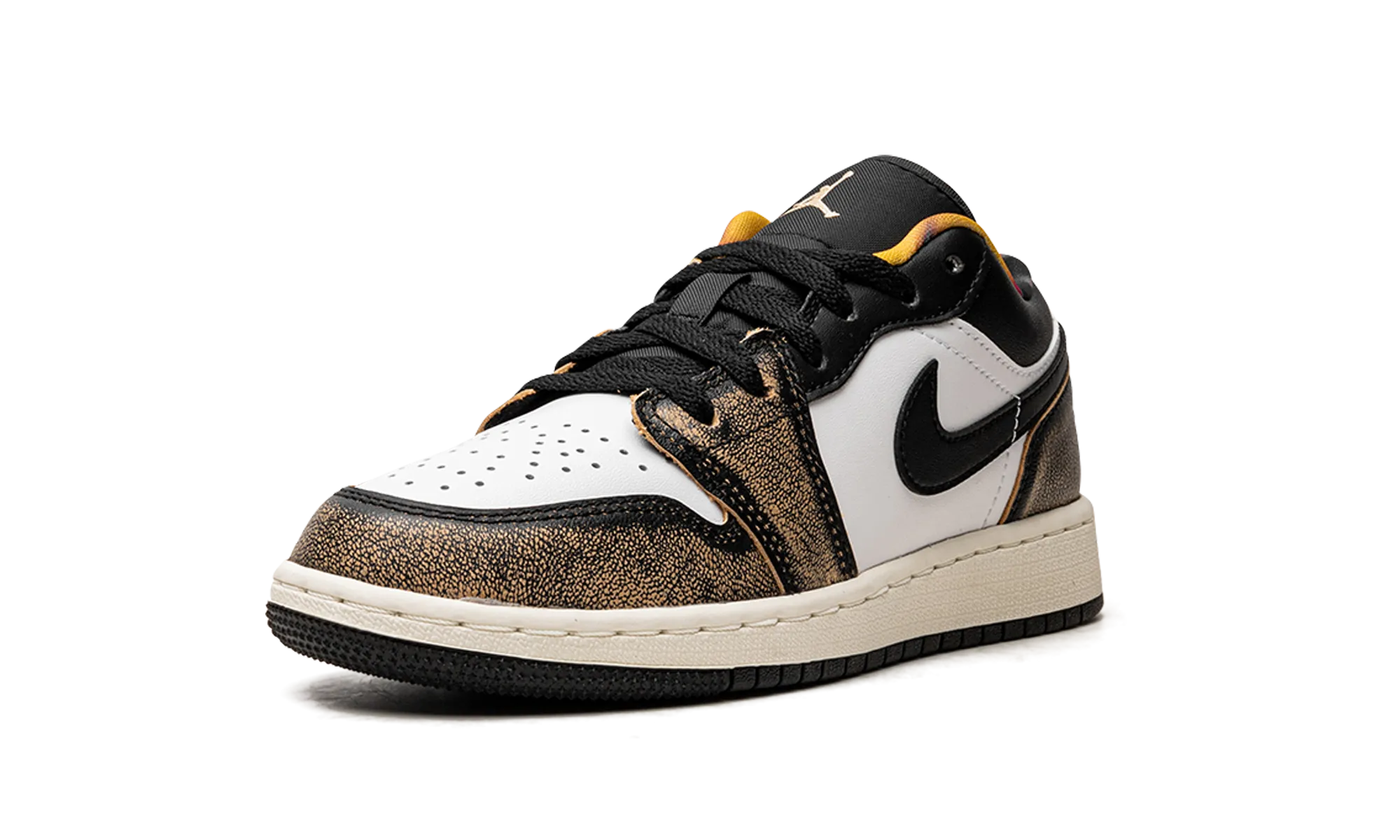 Stable Heel Superior shock absorption Air Jordan 1 Low SE GS "Wear Away Yellow"