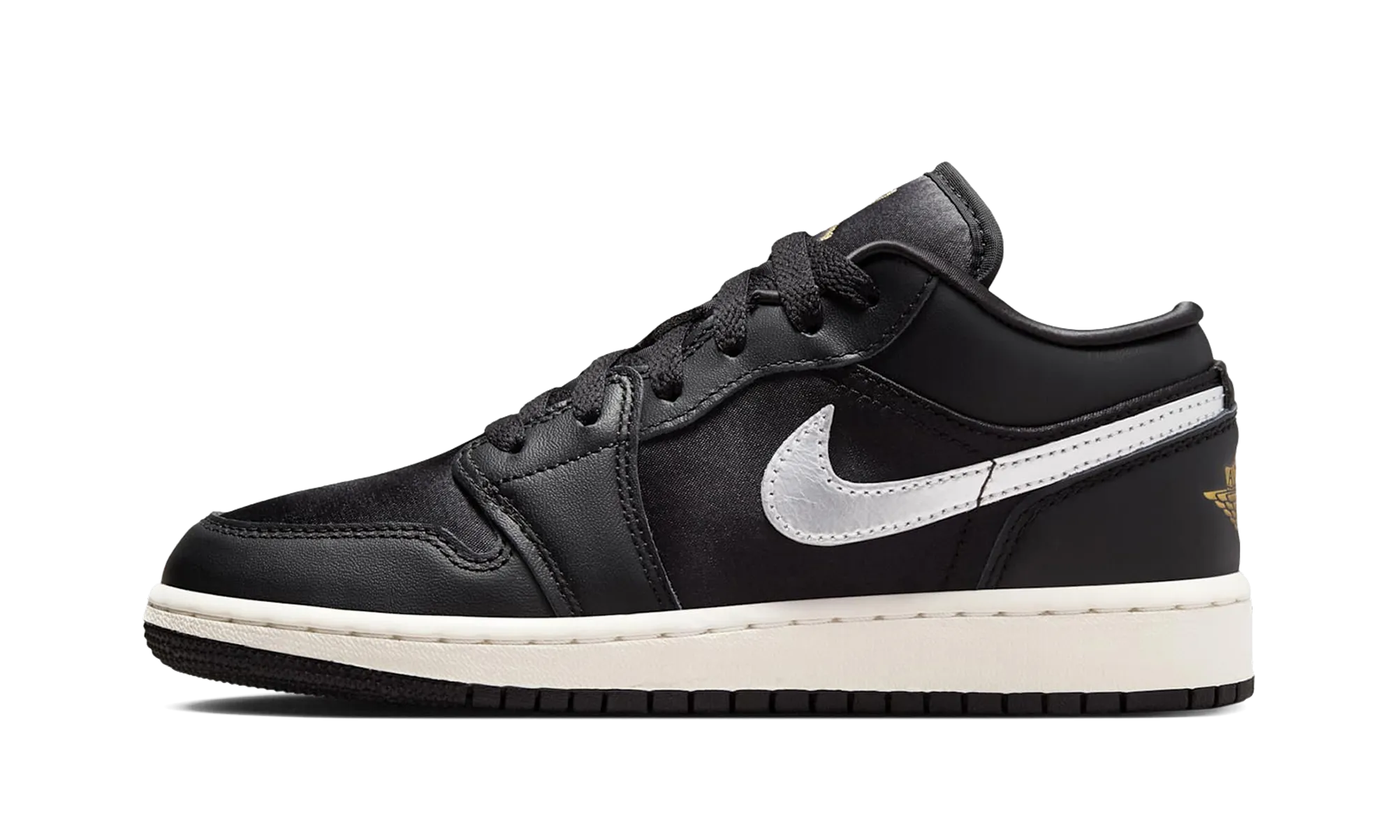 Energy Return Foam Air Jordan 1 Low SE PS "Black Metallic Gold"
