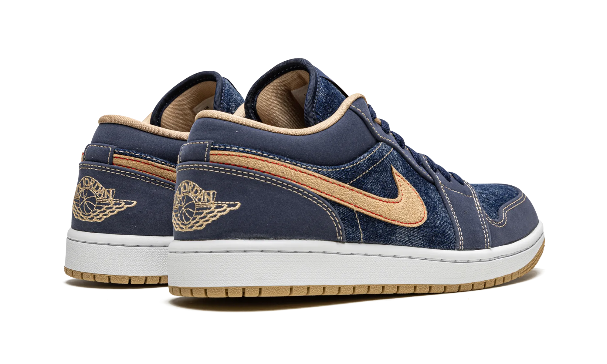 Breathable Jacquard Weave Iconic support Air Jordan 1 Low SE "Denim"
