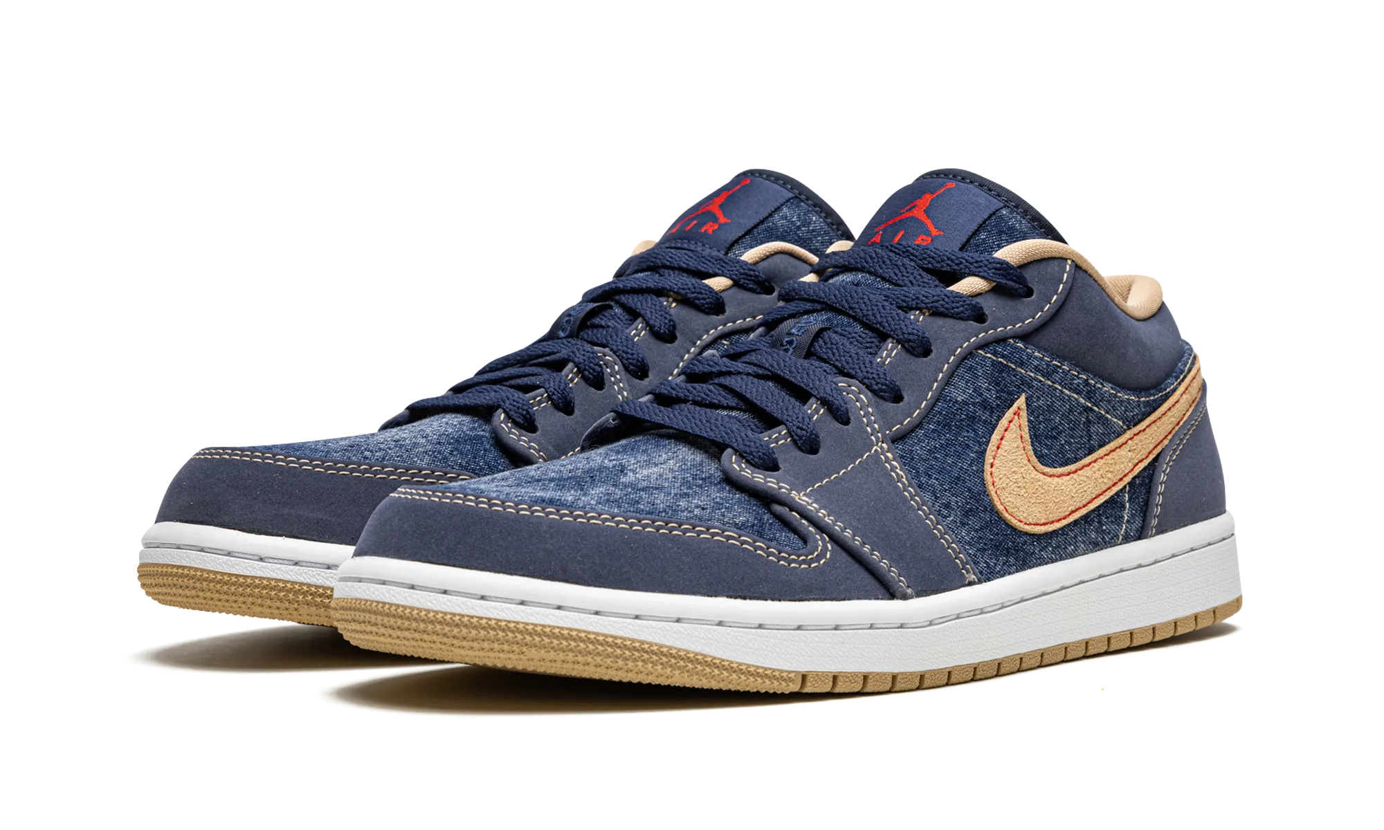 Air Jordan 1 Low SE "Denim" Bounce Back Cushion Smooth Walk