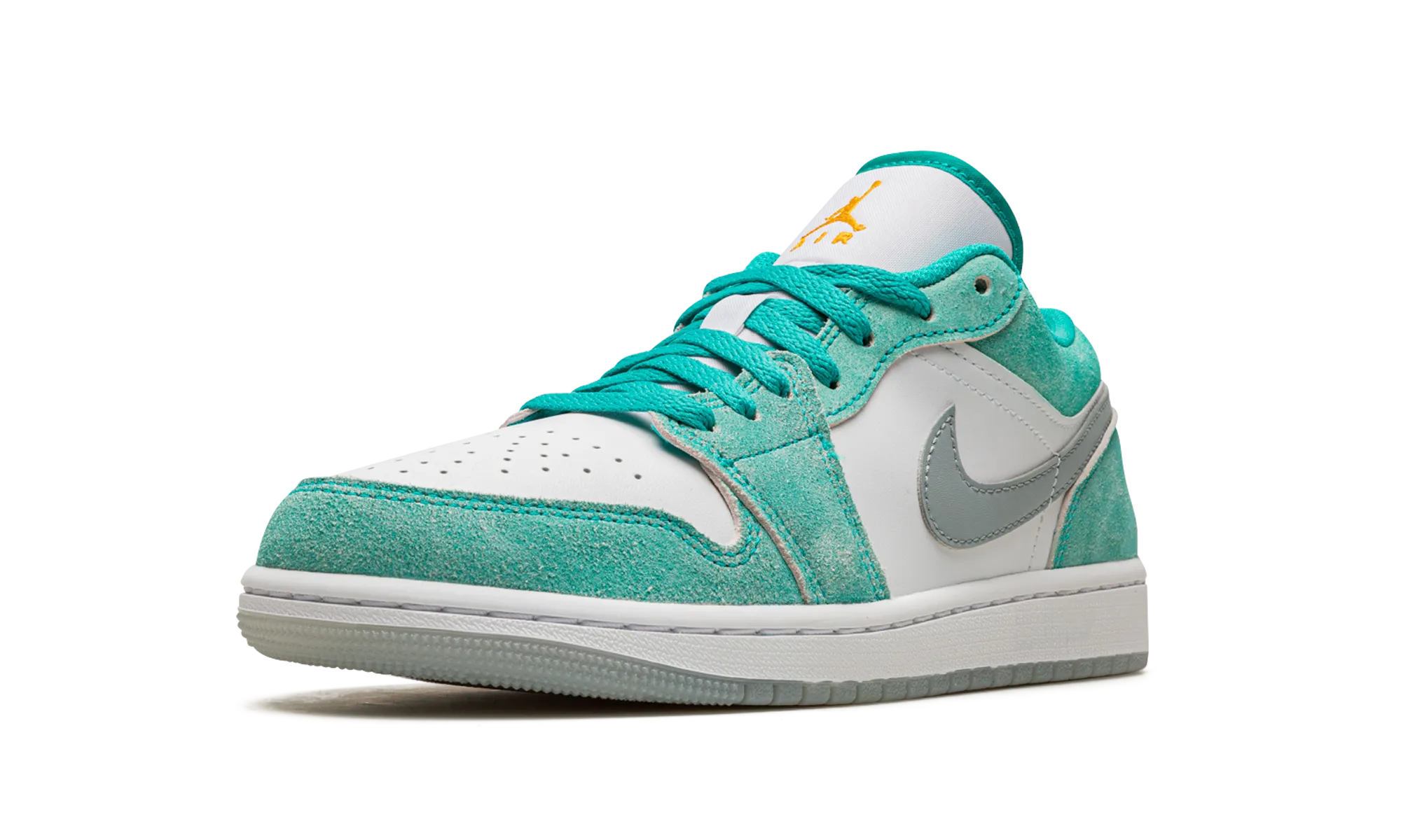 Heel Crash Pads Streamlined materials Air Jordan 1 Low SE "New Emerald"