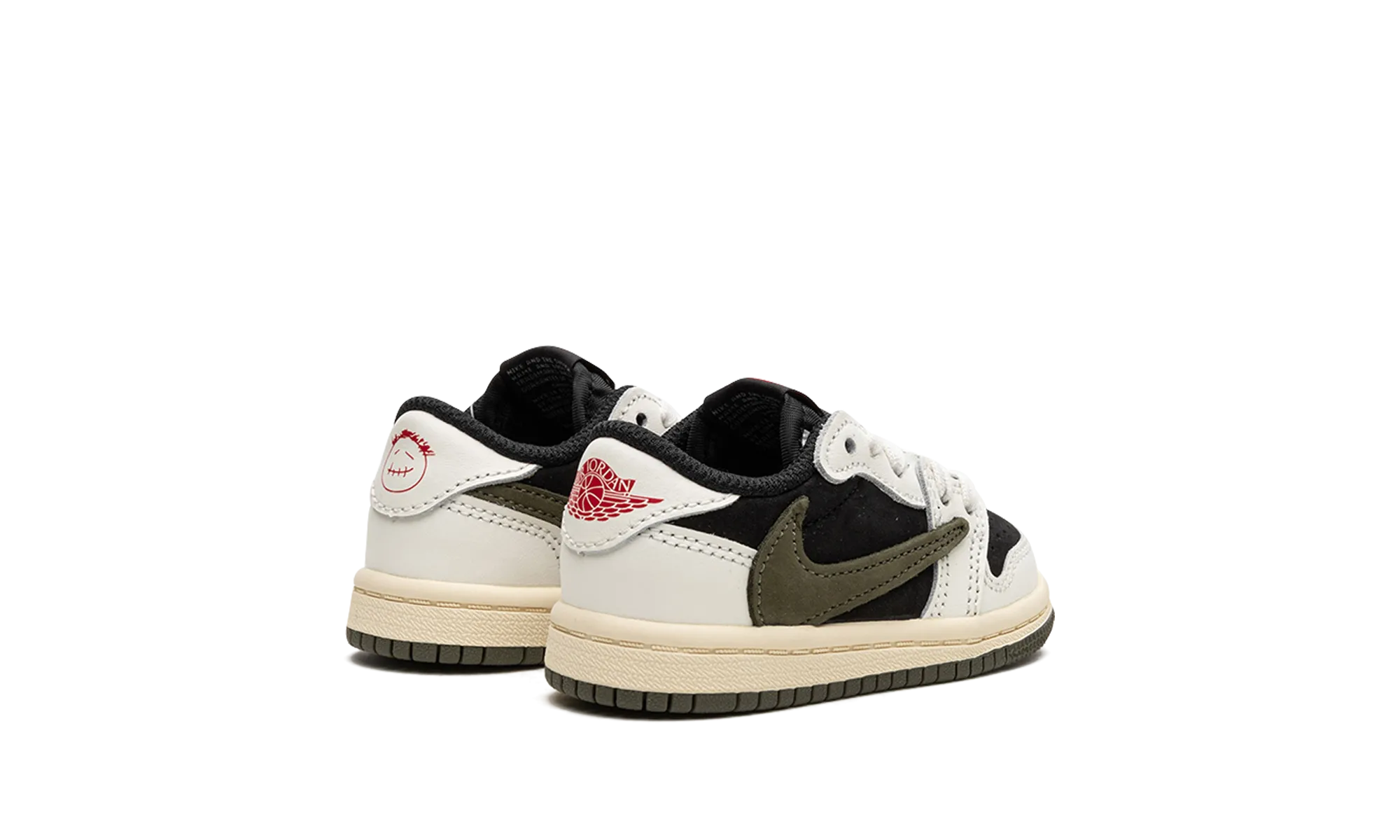 Traction Lug Configuration Shock-absorbent wear Air Jordan 1 Low TD "Travis Scott - Olive"