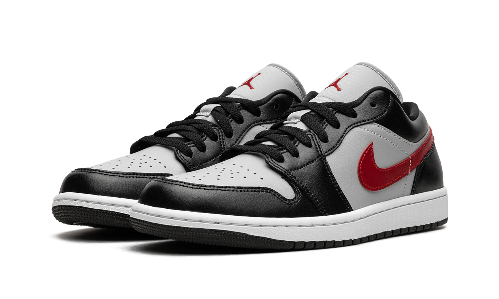 Air Jordan 1 Low WMNS "Black / Grey / Red" All-day shock absorption
