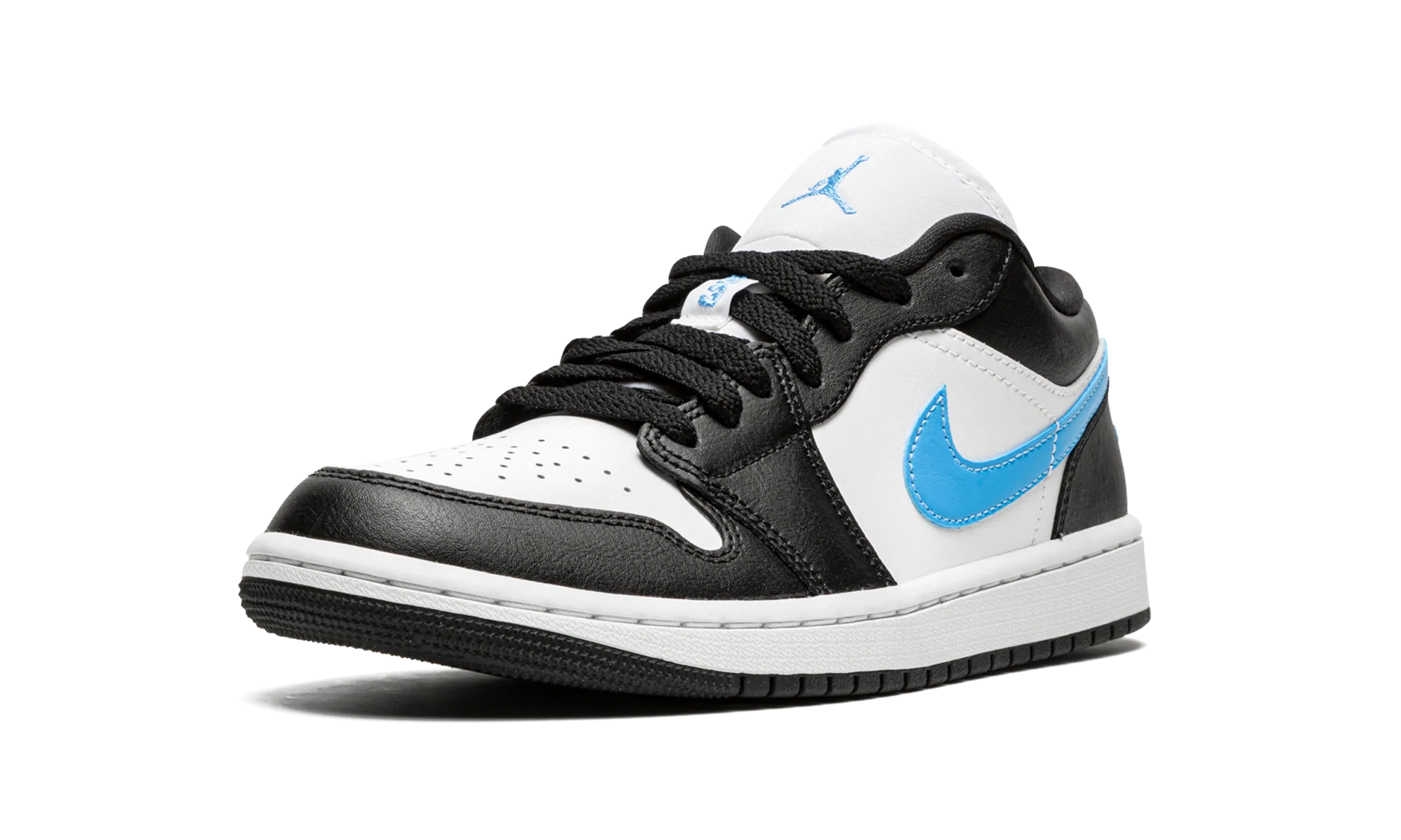 AIR JORDAN 1 LOW WMNS "Black / University Blue" Simple Aesthetic Tough Build