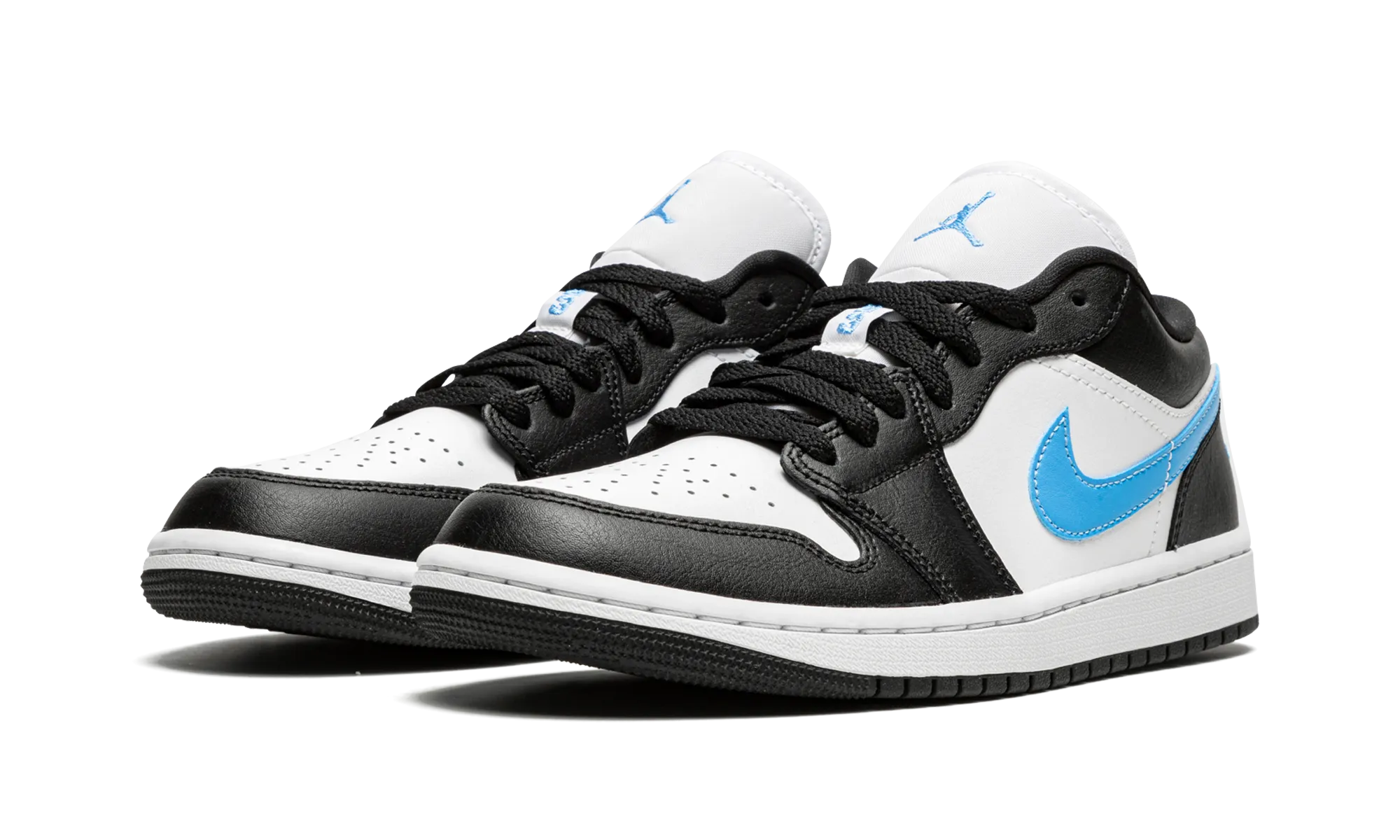 AIR JORDAN 1 LOW WMNS "Black / University Blue" Fashionable Appeal